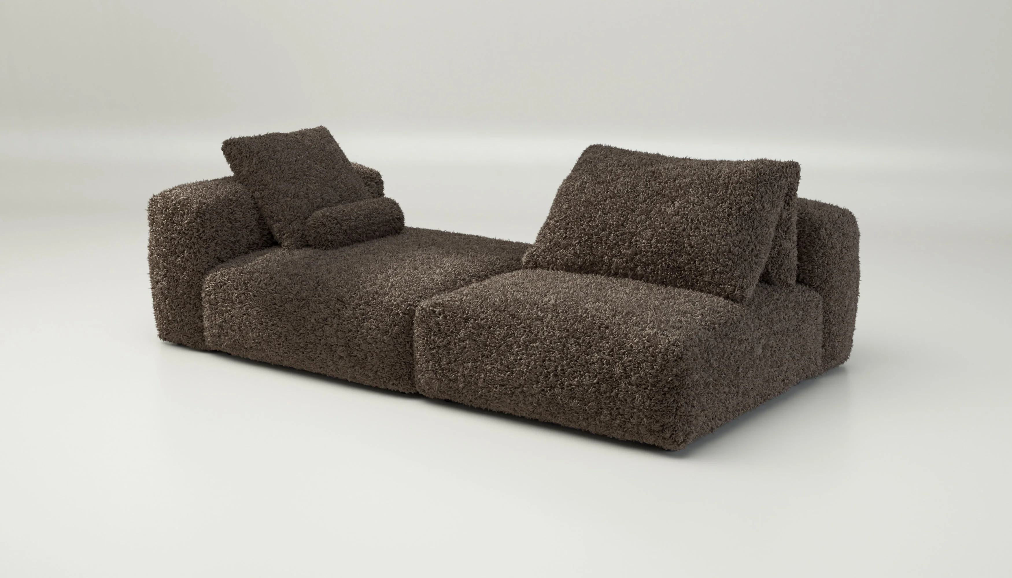 vetsak | Sofa Set 01 XLarge - Doodle - Cacao | Modulares Sofa | 3.5 Sitzer - Image 4