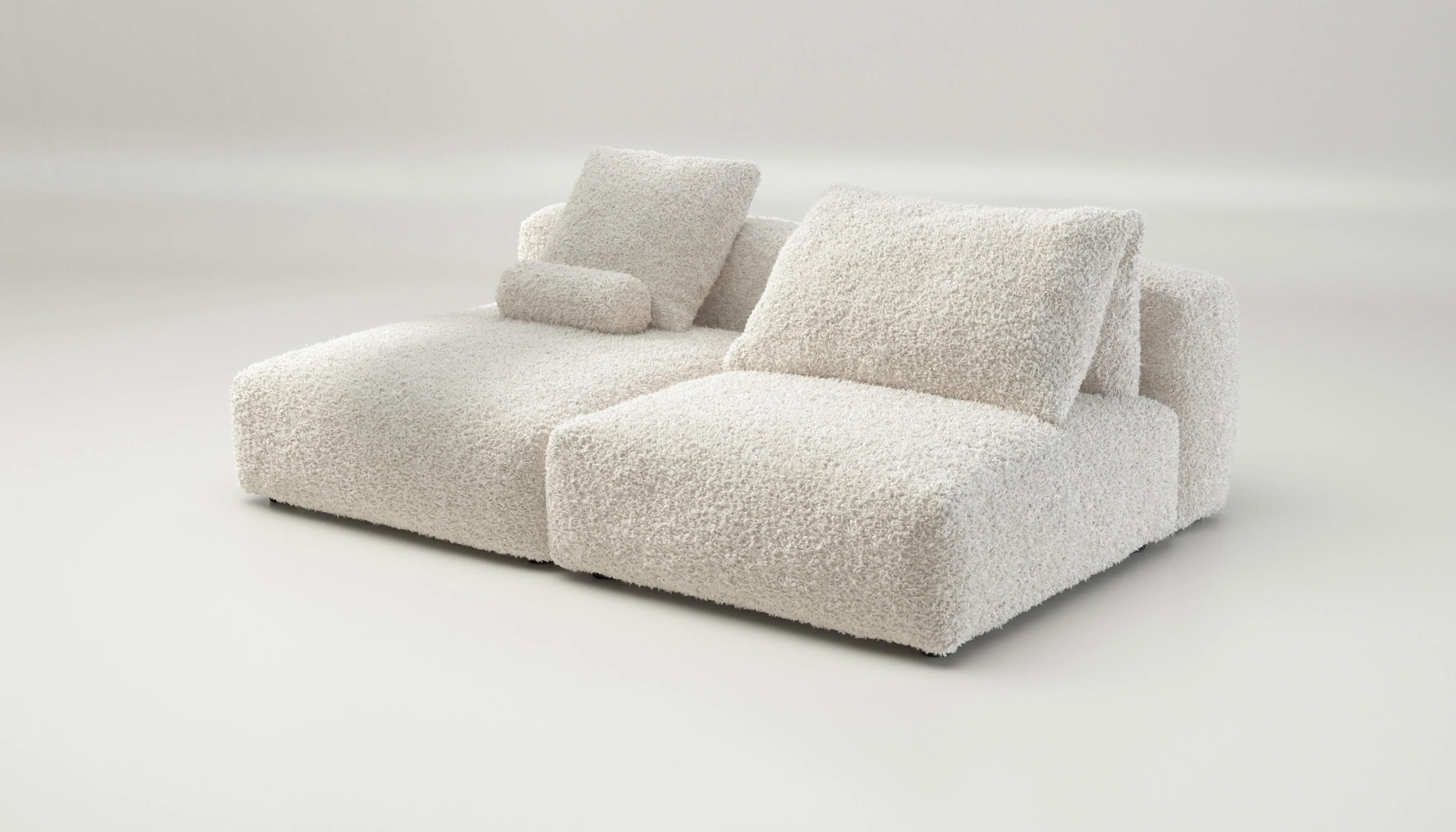 vetsak | Sofa Set 01 XLarge - Doodle - Creme | Modulares Sofa | 3.5 Sitzer - Image 3