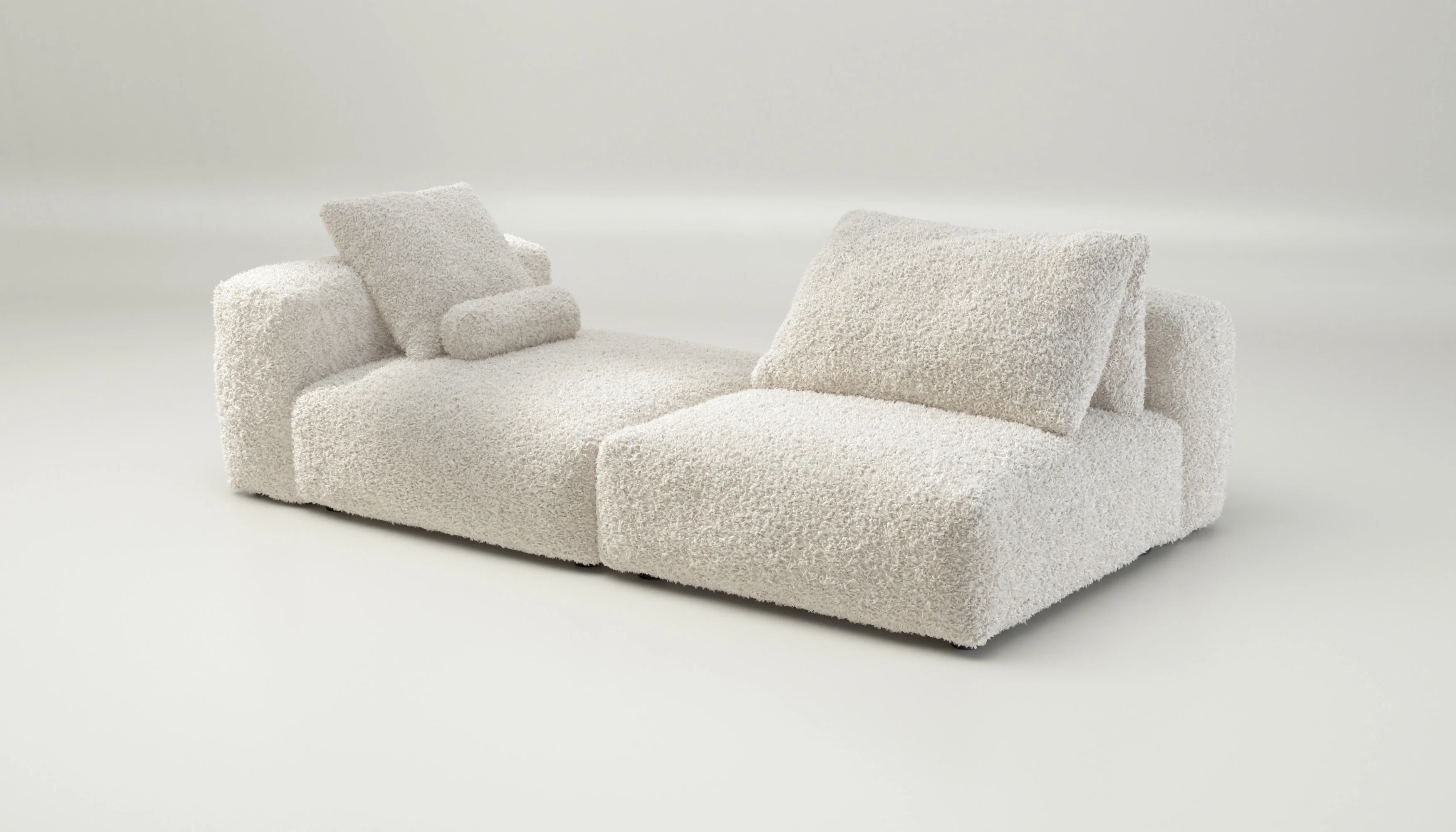 vetsak | Sofa Set 01 XLarge - Doodle - Creme | Modulares Sofa | 3.5 Sitzer - Image 4