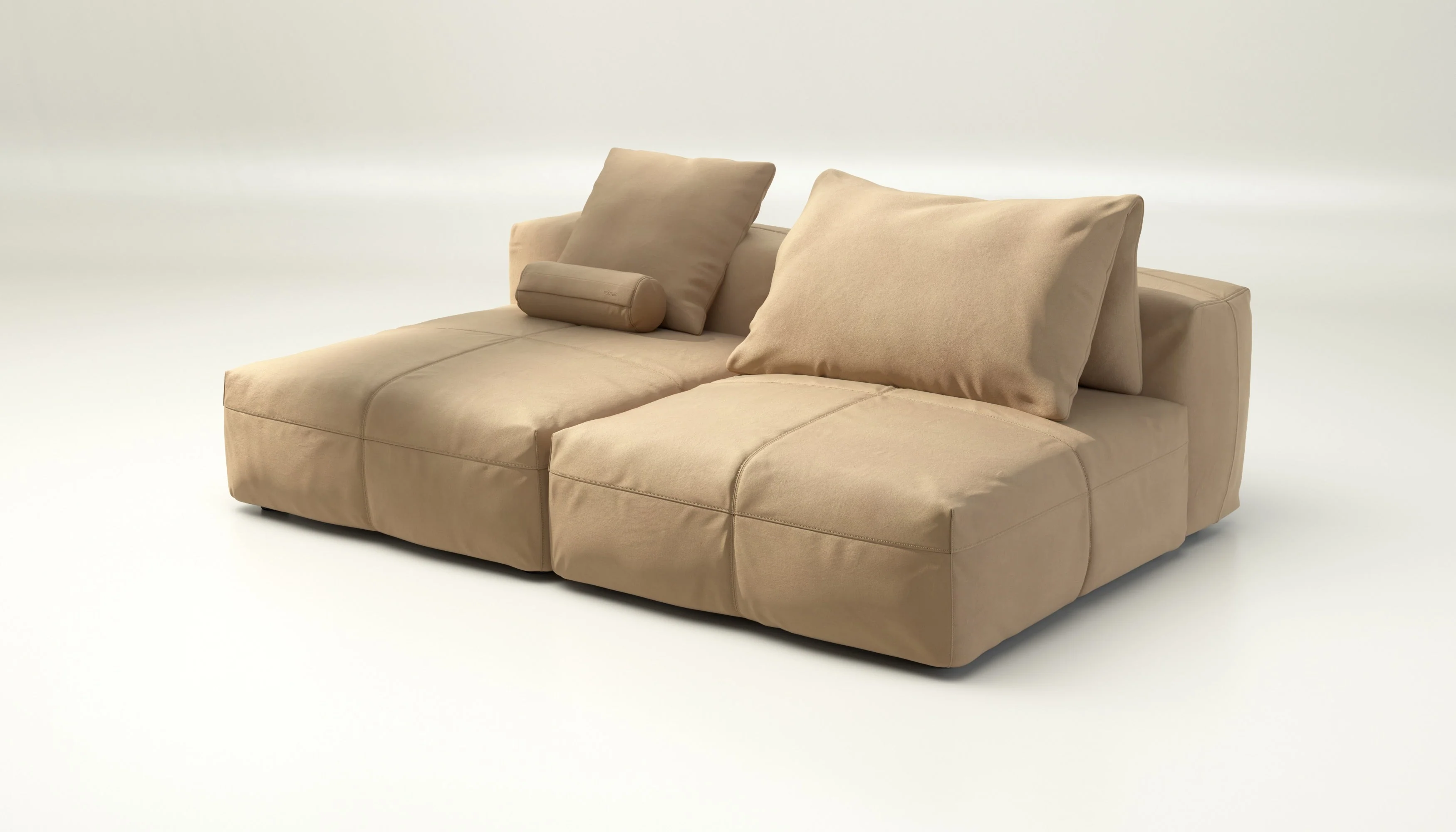 vetsak | Sofa Set 01 XLarge - Leather - Beige | Modulares Sofa | 3.5 Sitzer - Image 3