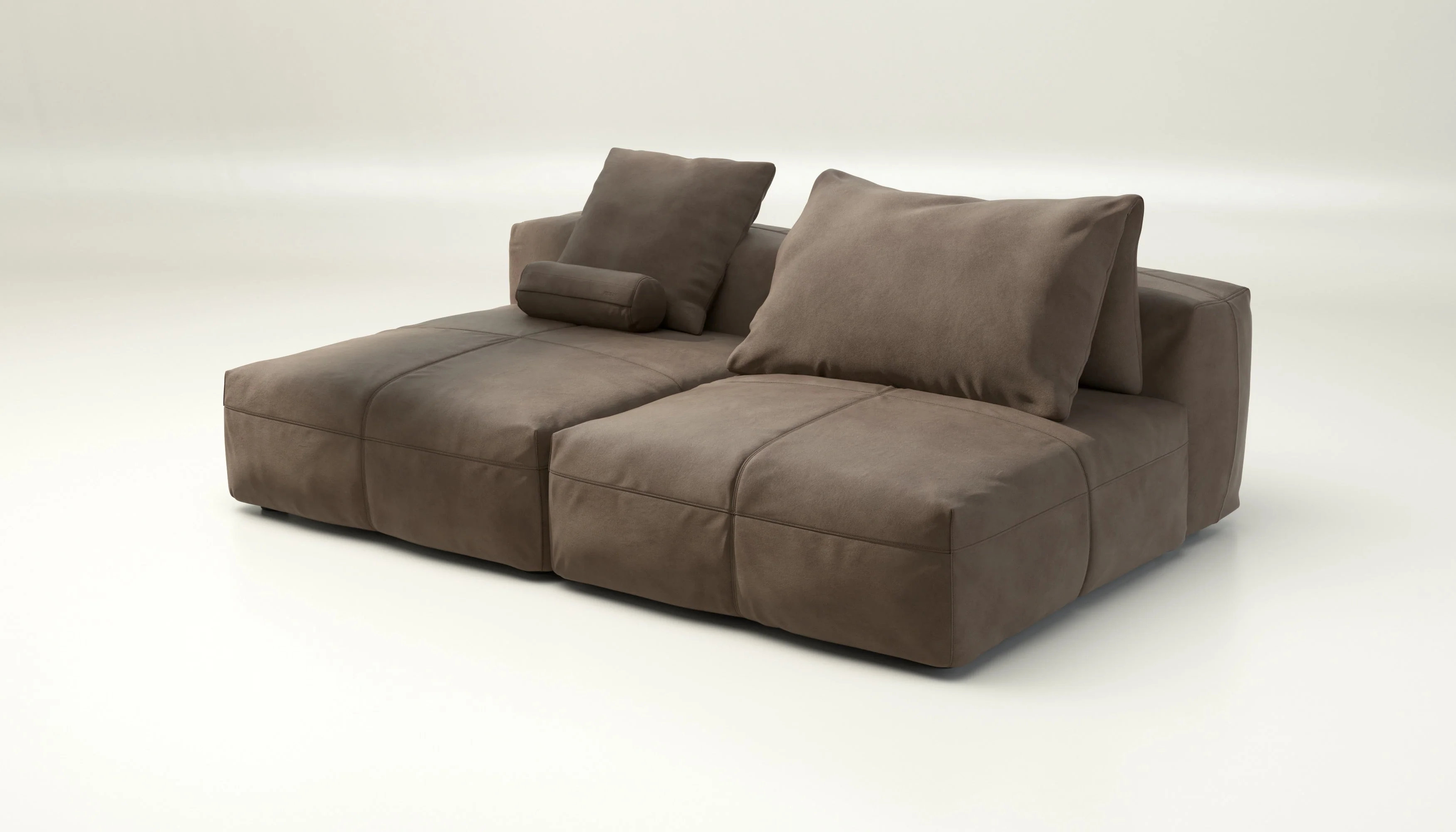 vetsak | Sofa Set 01 XLarge - leather - cacao | Modulares Sofa | 3.5 Sitzer - Image 3
