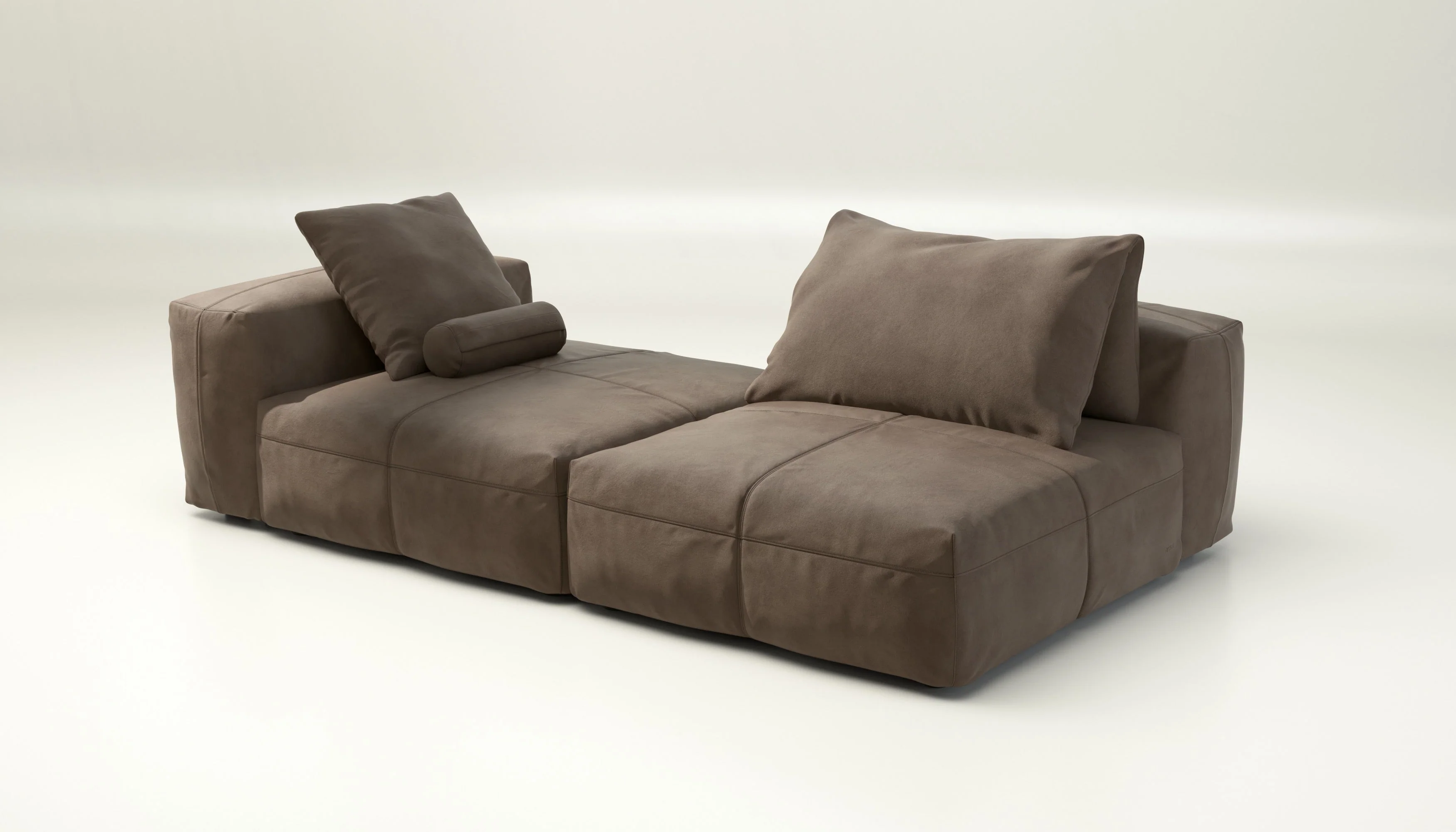 vetsak | Sofa Set 01 XLarge - leather - cacao | Modulares Sofa | 3.5 Sitzer - Image 4