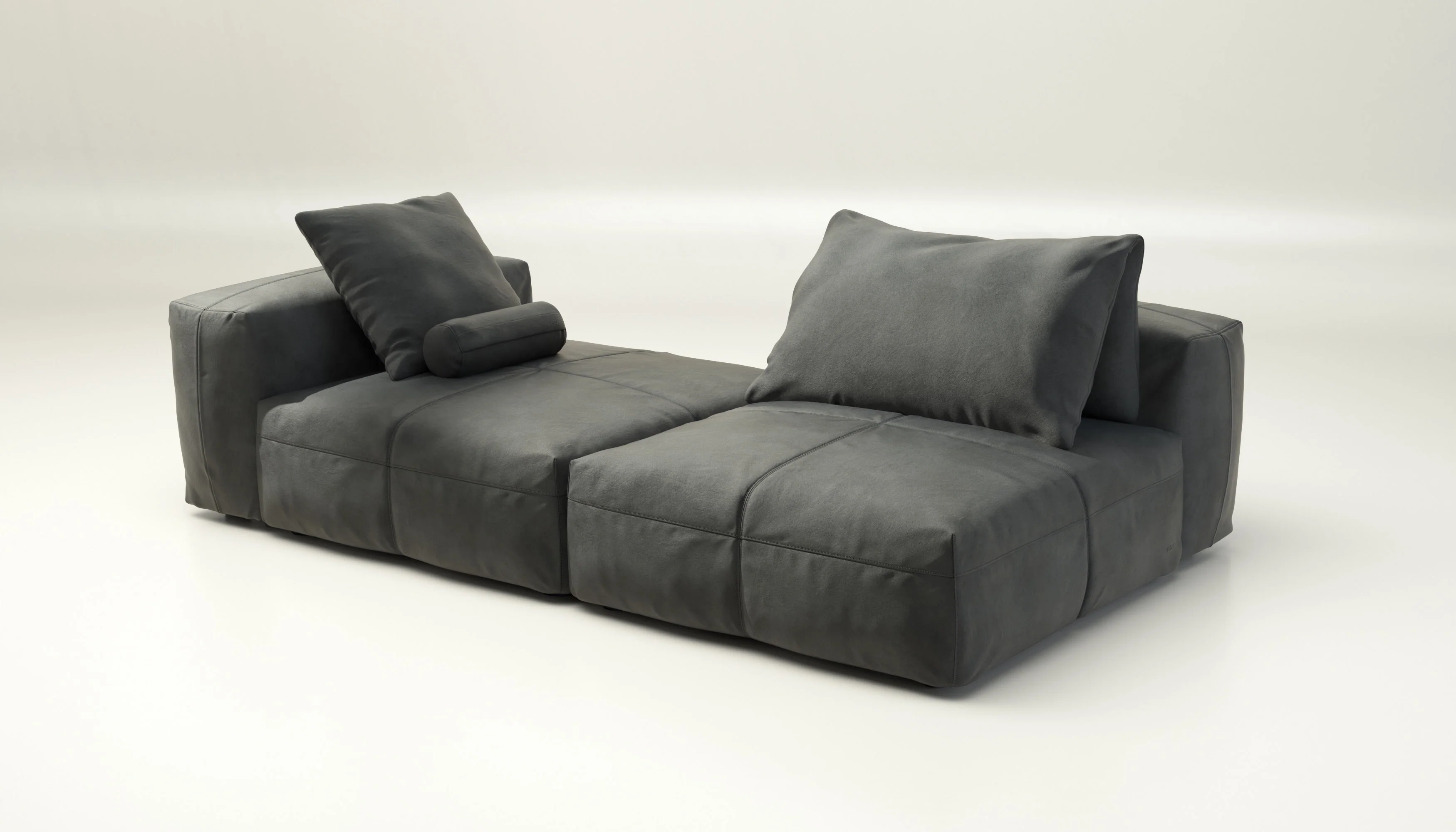vetsak | Sofa Set 01 XLarge - Leather - Cacao | Modulares Sofa | 3.5 Sitzer - Image 4