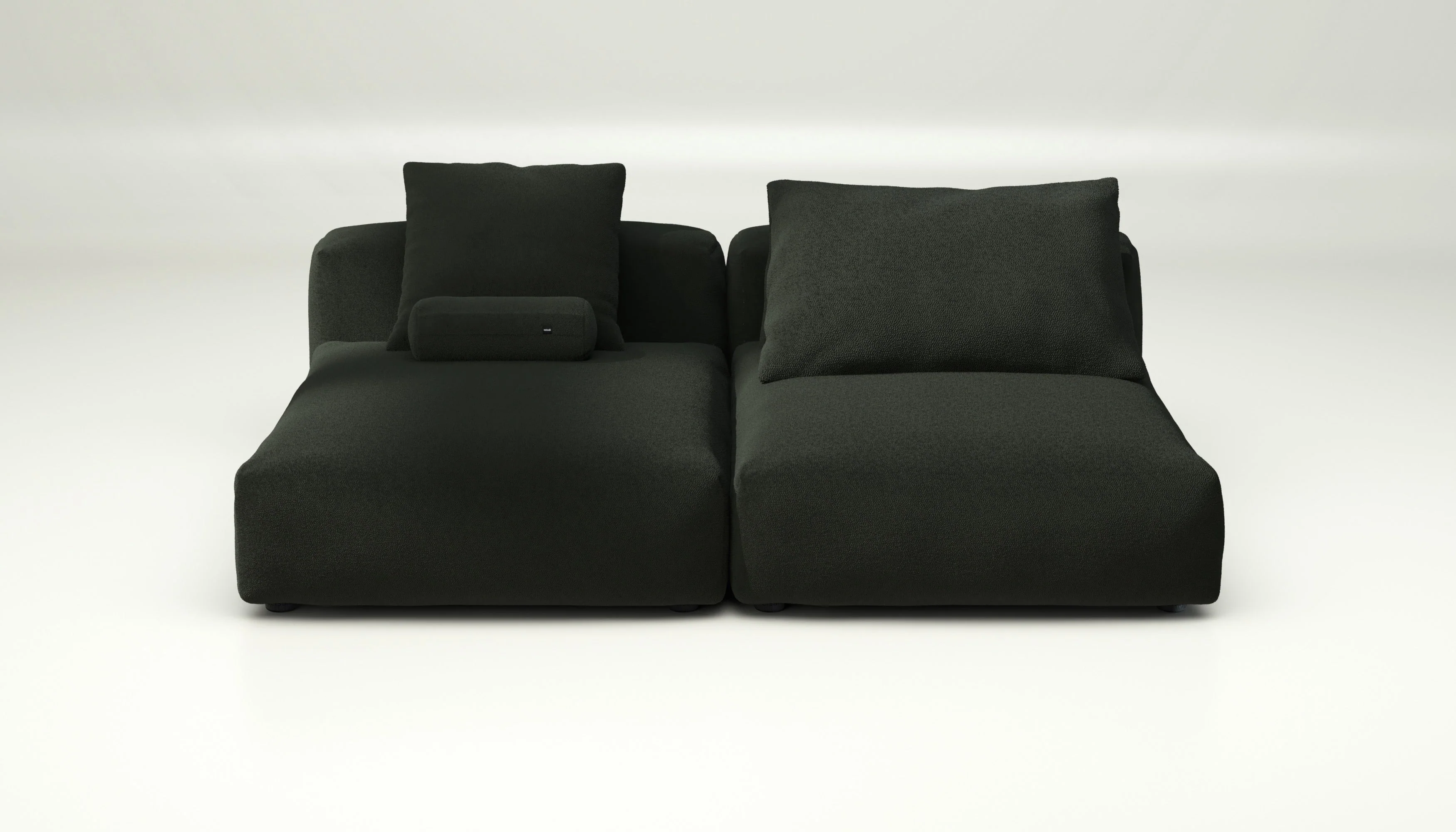 vetsak | Sofa Set 01 XLarge - Loop Loop - Mousse | Modulares Sofa | 3.5 Sitzer