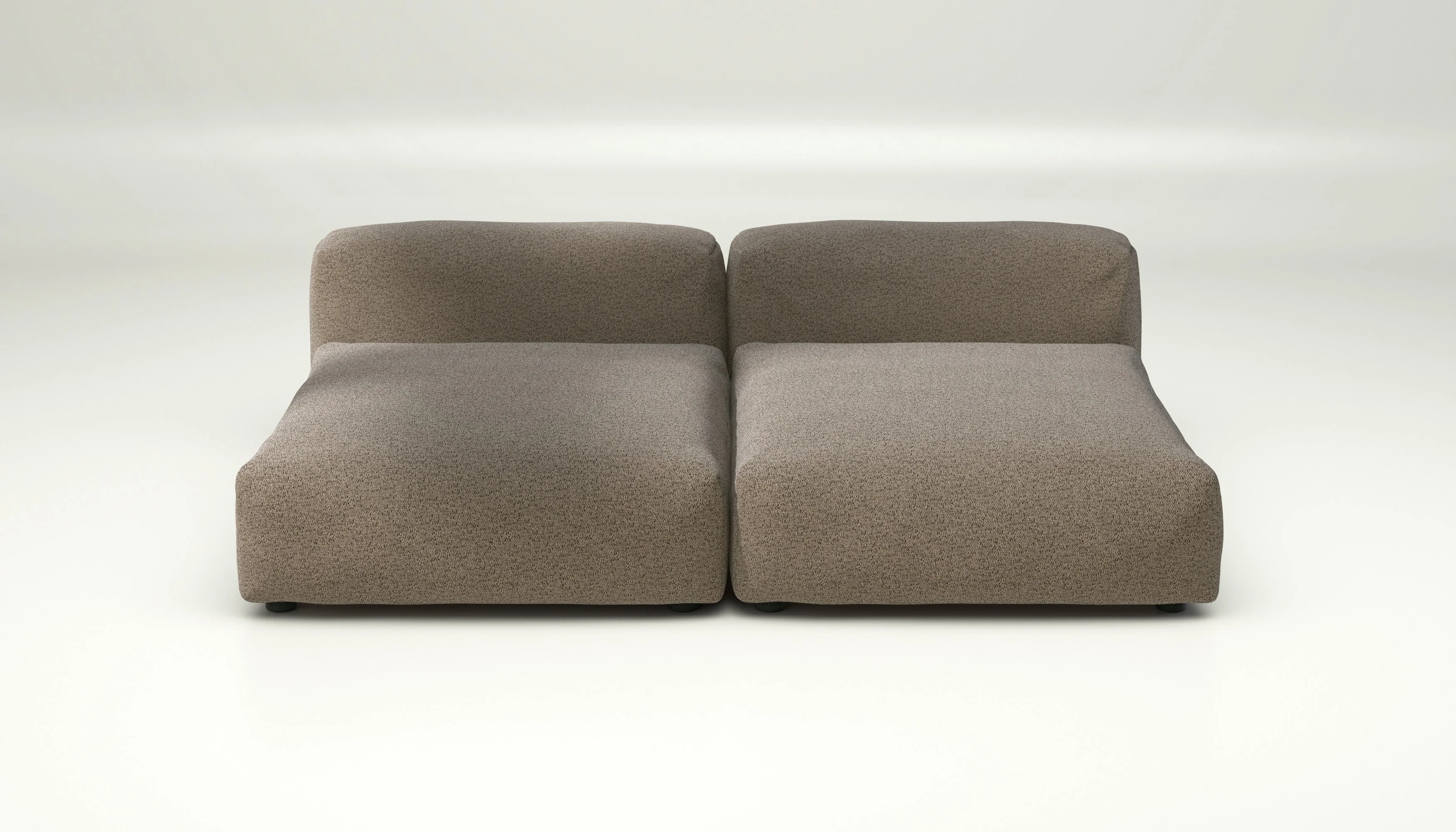 vetsak | Sofa Set 01 XLarge - Loop Loop - Taupe | Modulares Sofa | 3.5 Sitzer - Image 2