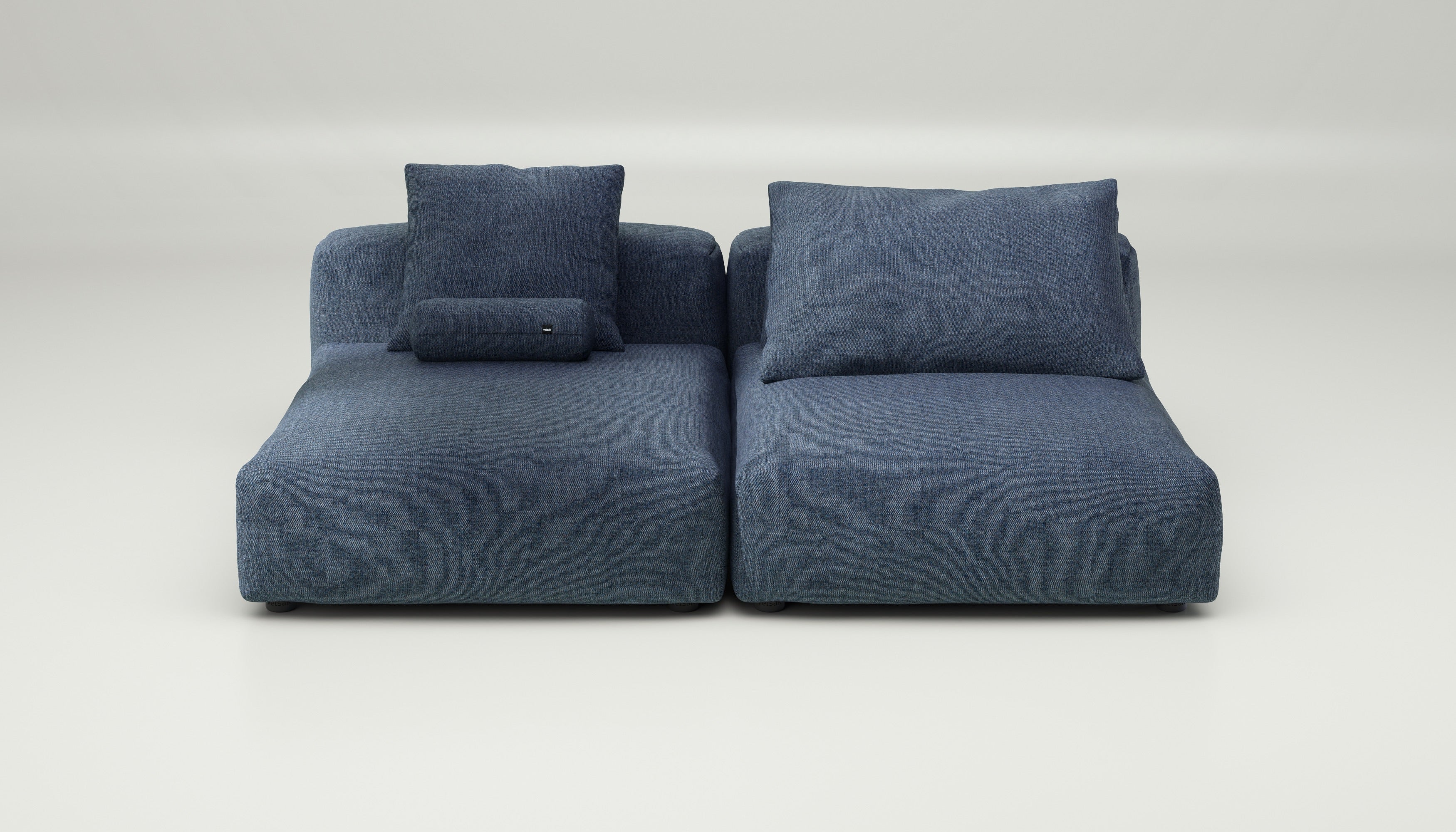 vetsak | Sofa Set 01 XLarge - Pique - Dark Blue | Modular Sofa | 3.5 Seater