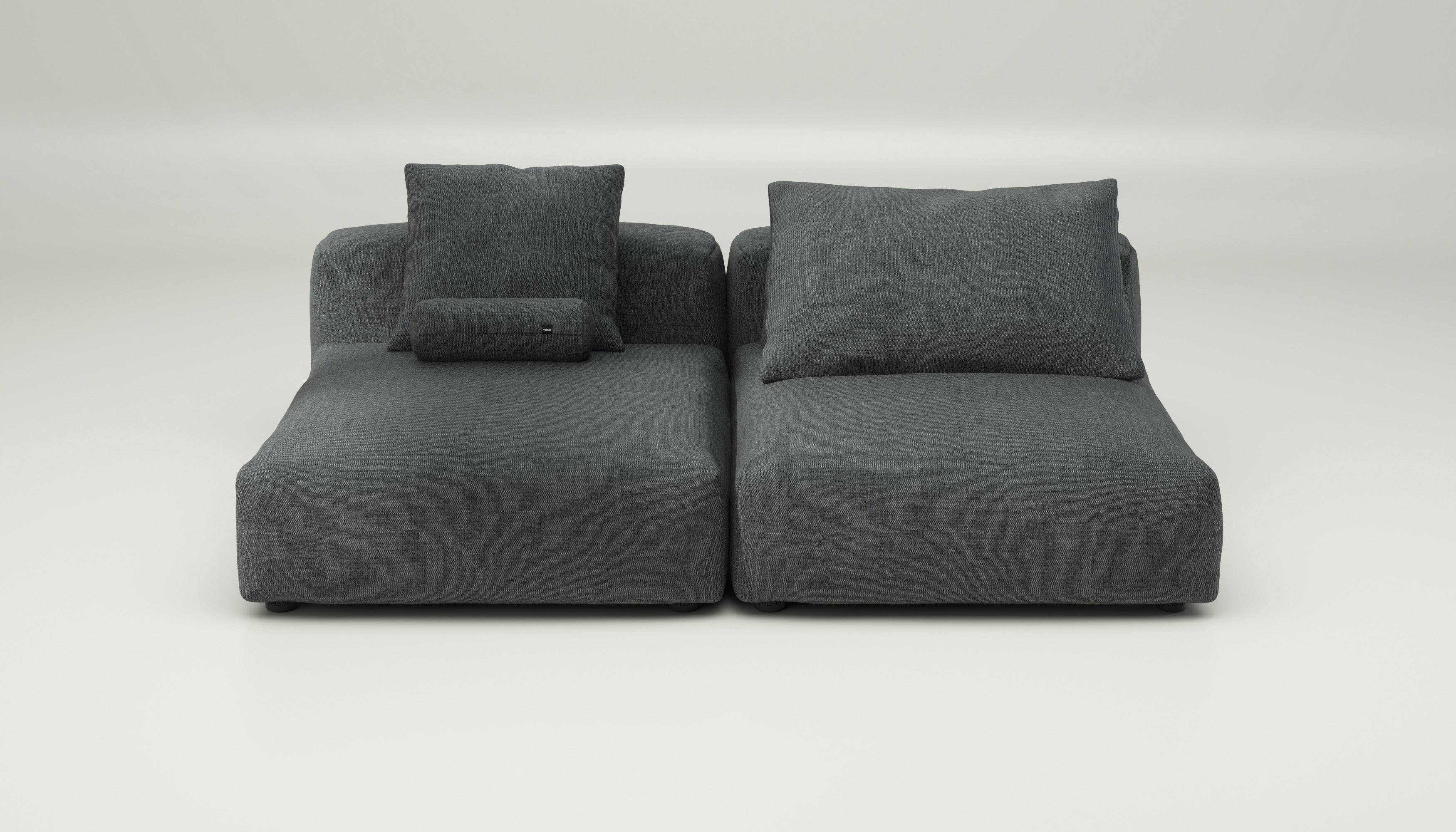 vetsak | Sofa Set 01 XLarge - Pique - Dark Grey | Modular Sofa | 3.5 Seater