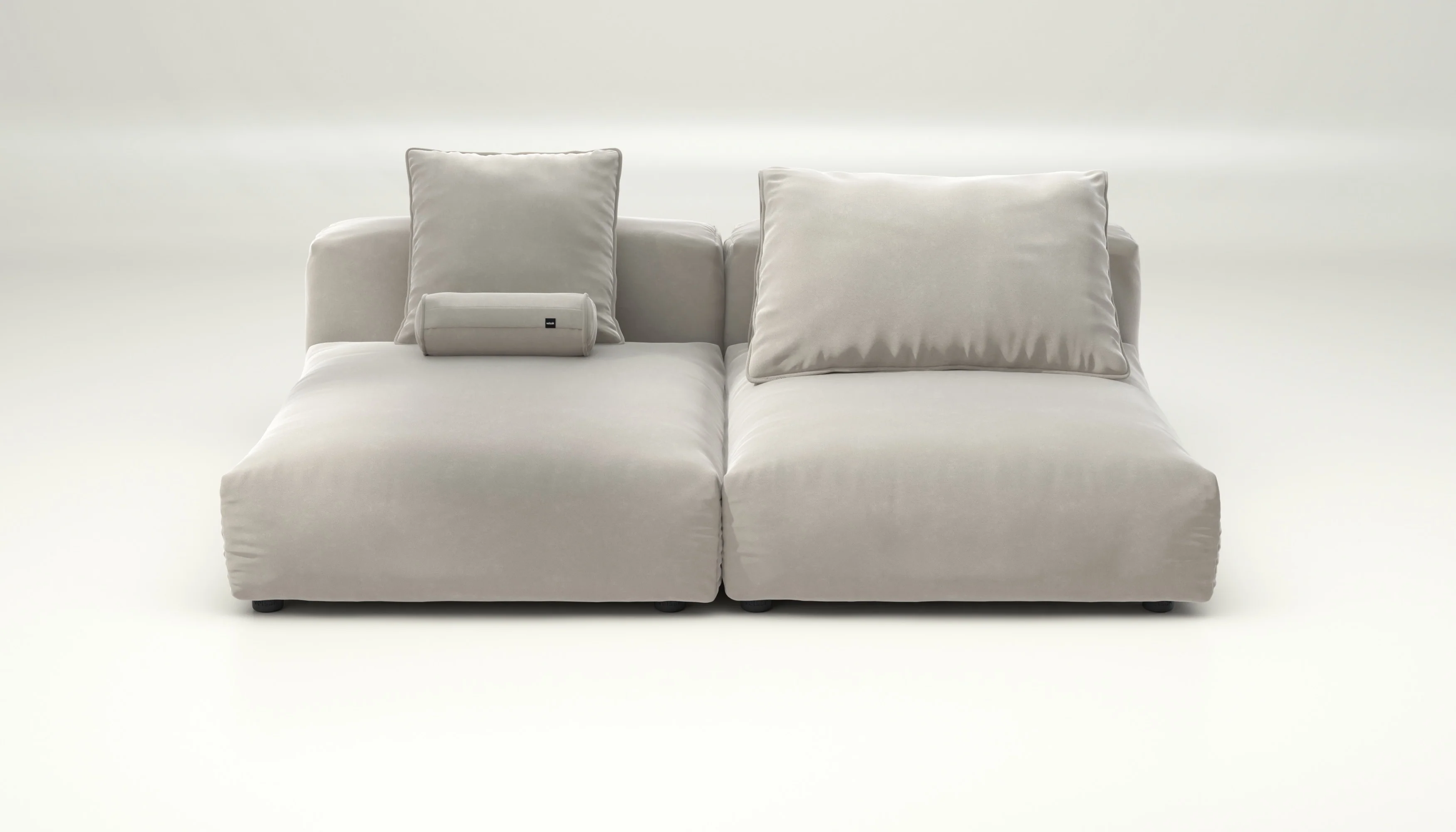 vetsak | Sofa Set 01 XLarge - Suave - Clay | Modulares Sofa | 3.5 Sitzer