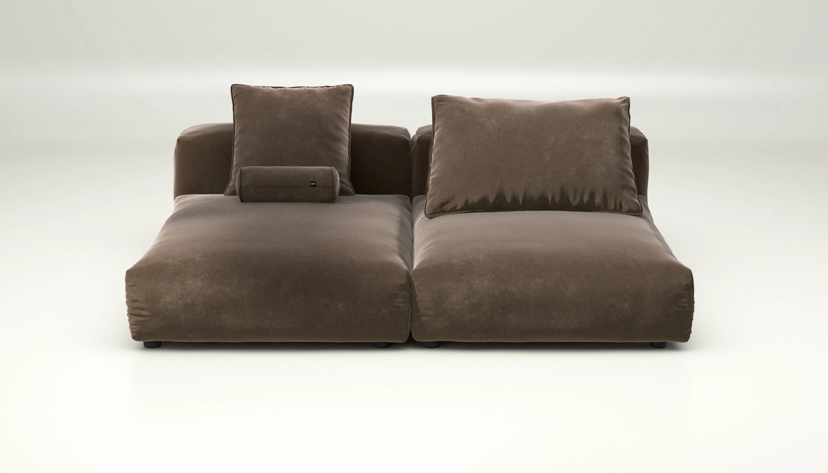 vetsak | Sofa Set 01 XLarge - Suave - Espresso | Modulares Sofa | 3.5 Sitzer