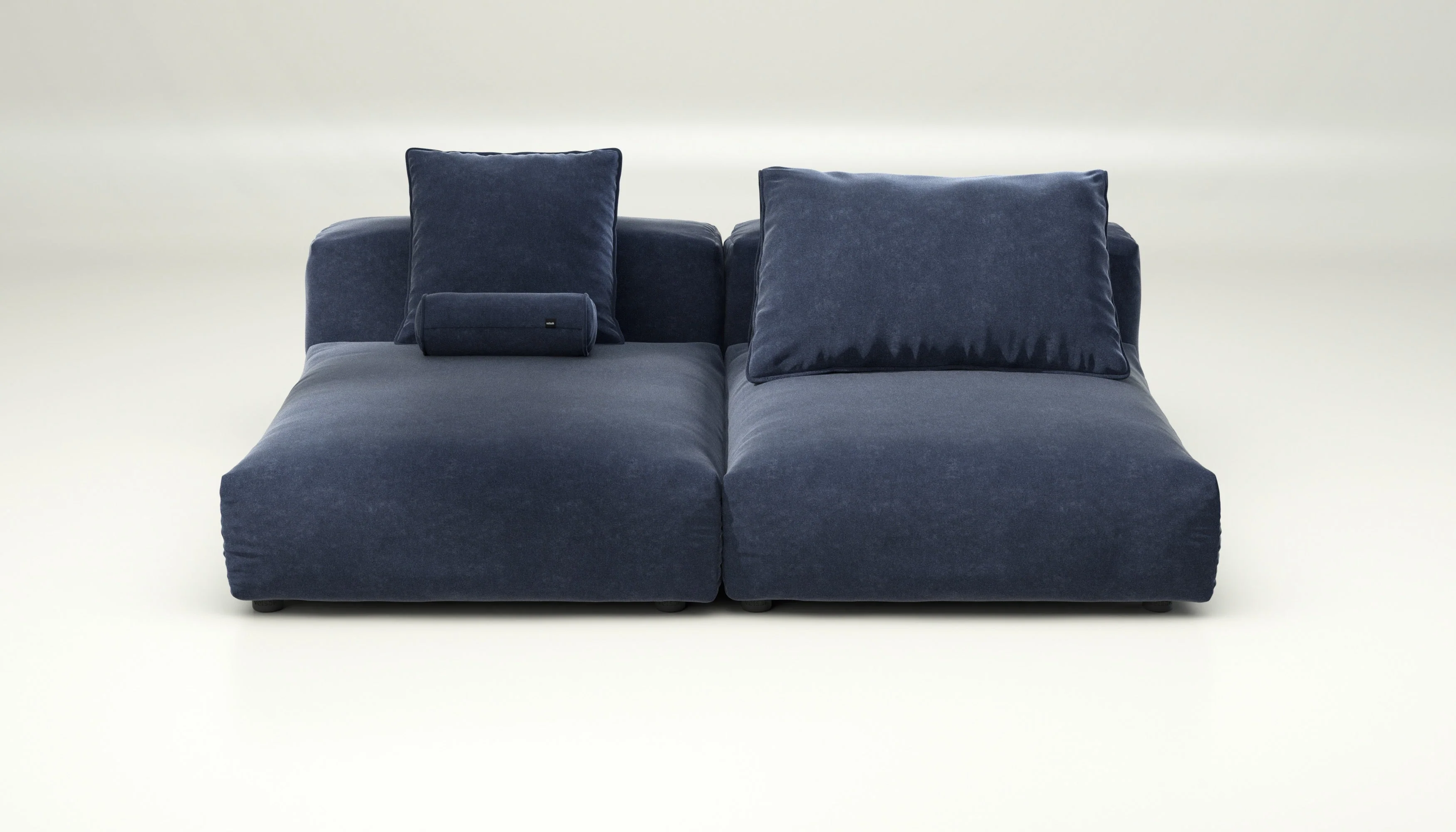 vetsak | Sofa Set 01 XLarge - Suave - Navy | Modulares Sofa | 3.5 Sitzer