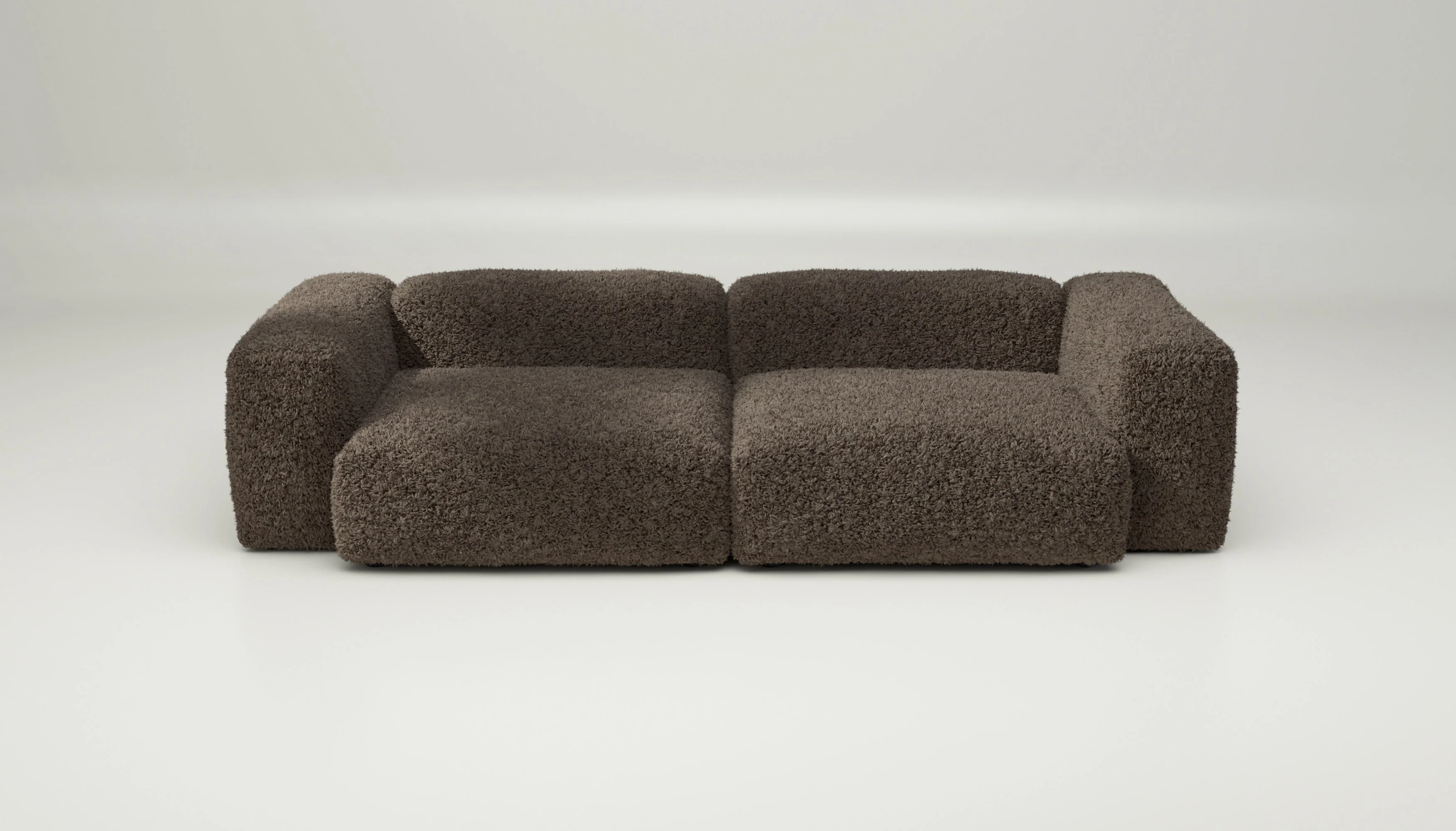 vetsak | Sofa Set 02 Large - Doodle - Cacao | Modulares Sofa | 3.5 Sitzer | Big Sofa - Image 2