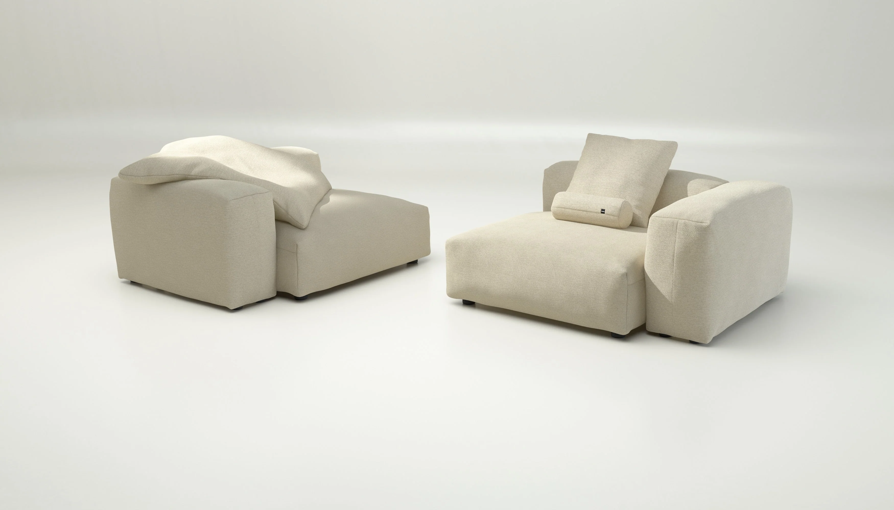 vetsak | Sofa Set 02 Large - Loop Loop - Duna | Modulares Sofa | 3.5 Sitzer | Big Sofa - Image 4