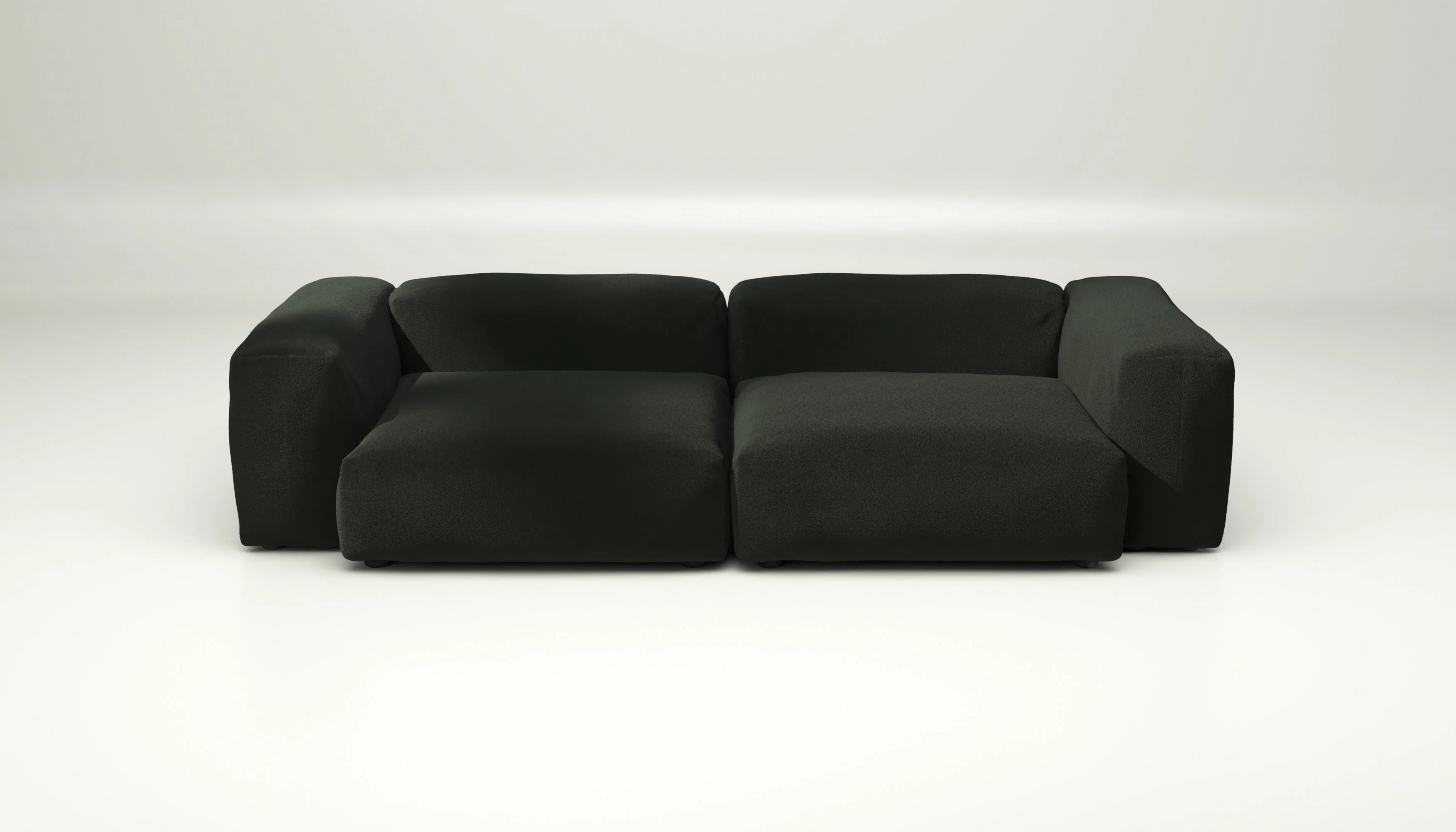 vetsak | Sofa Set 02 Large - Loop Loop - Mousse | Modulares Sofa | 3.5 Sitzer | Big Sofa - Image 2