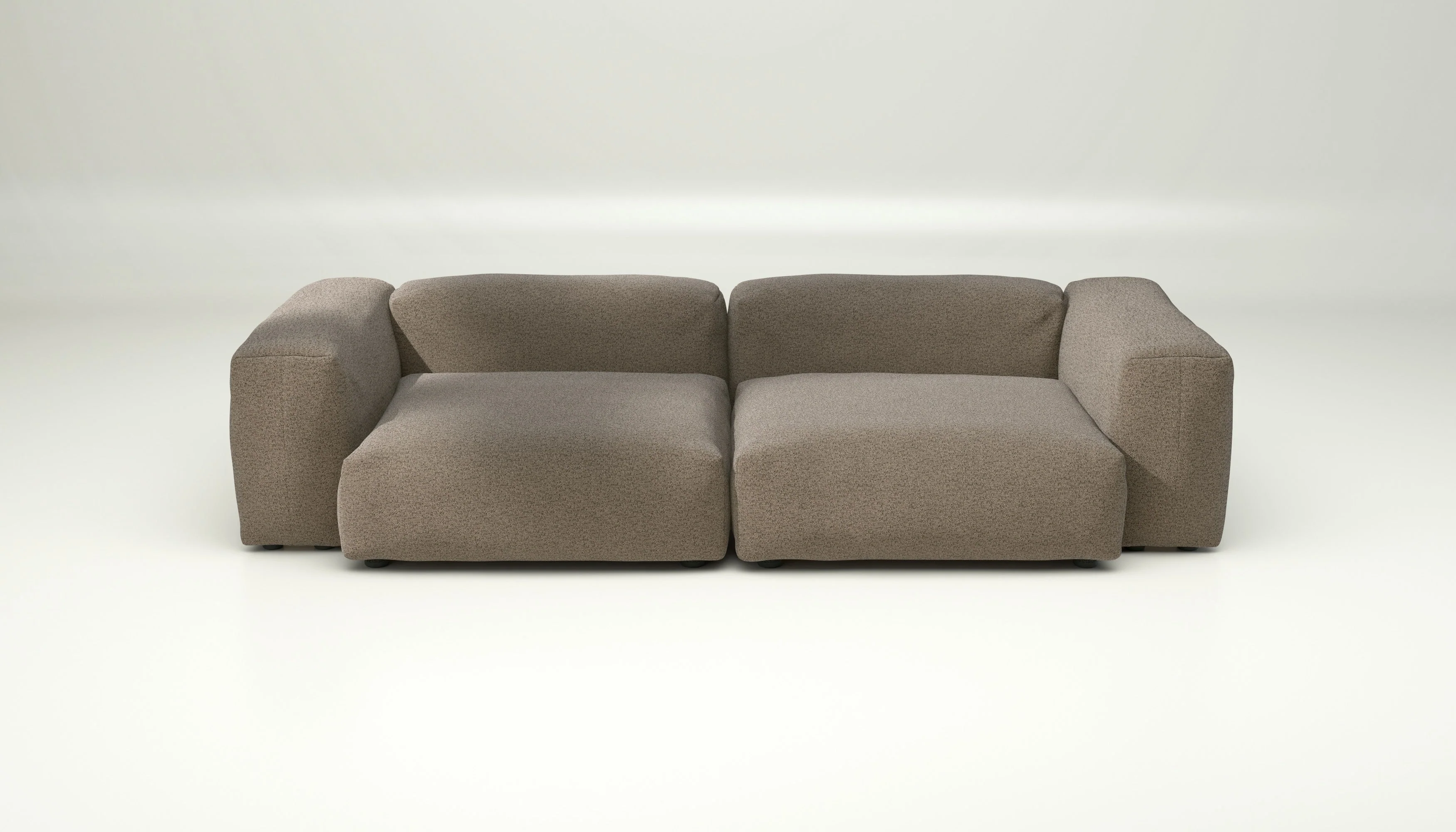 vetsak | Sofa Set 02 Large - Loop Loop - Taupe | Modulares Sofa | 3.5 Sitzer | Big Sofa - Image 2