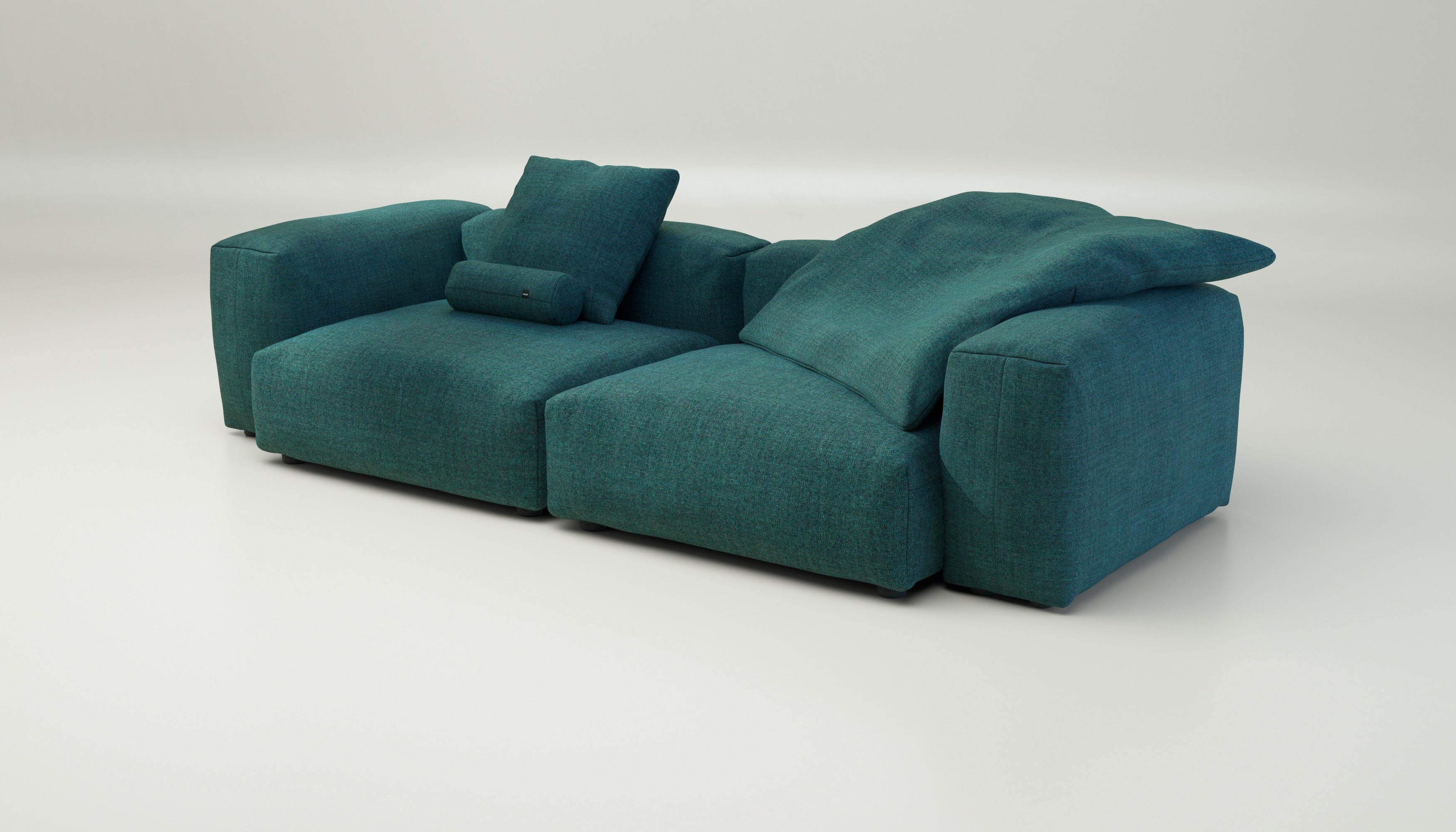 vetsak | Sofa Set 02 Large - Pique - Cedar | Modular Sofa | 3.5 Seater | Big Sofa - Image 3