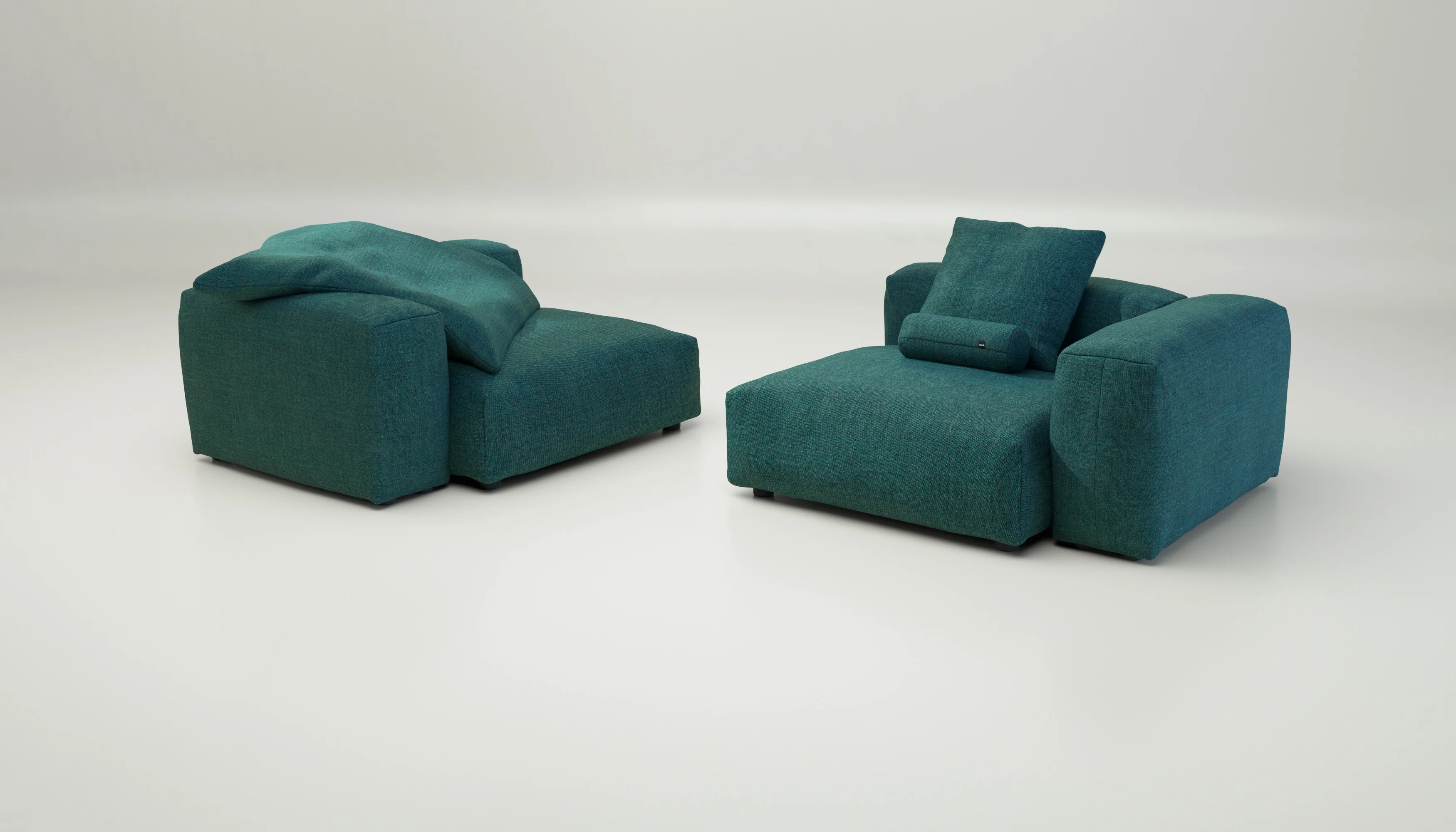 vetsak | Sofa Set 02 Large - Pique - Cedar | Modular Sofa | 3.5 Seater | Big Sofa - Image 4