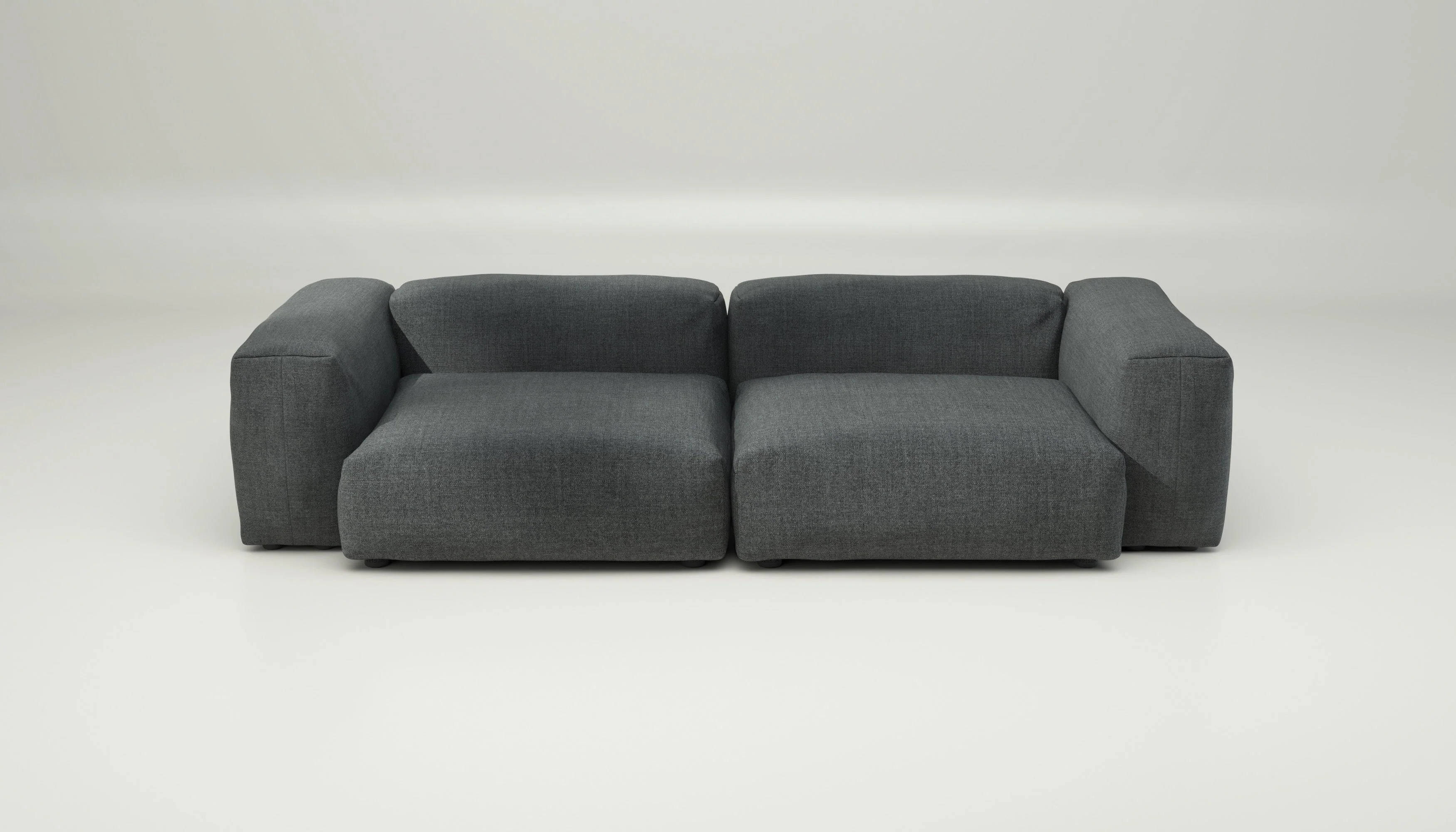 vetsak | Sofa Set 02 Large - Pique - Dark Grey | Modular Sofa | 3.5 Seater | Big Sofa - Image 2