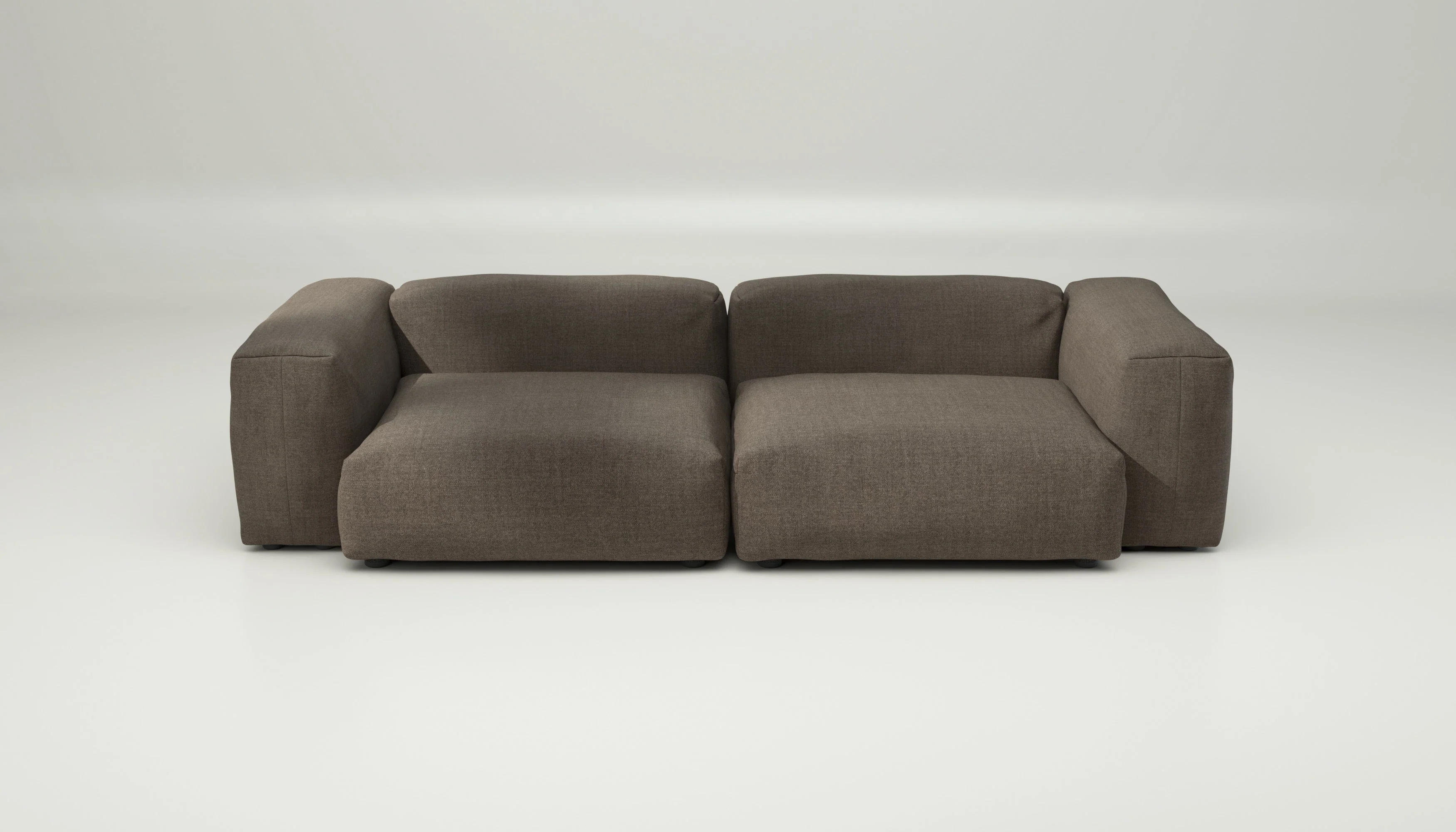 vetsak | Sofa Set 02 Large - Pique - Taupe | Modular Sofa | 3.5 Seater | Big Sofa - Image 2