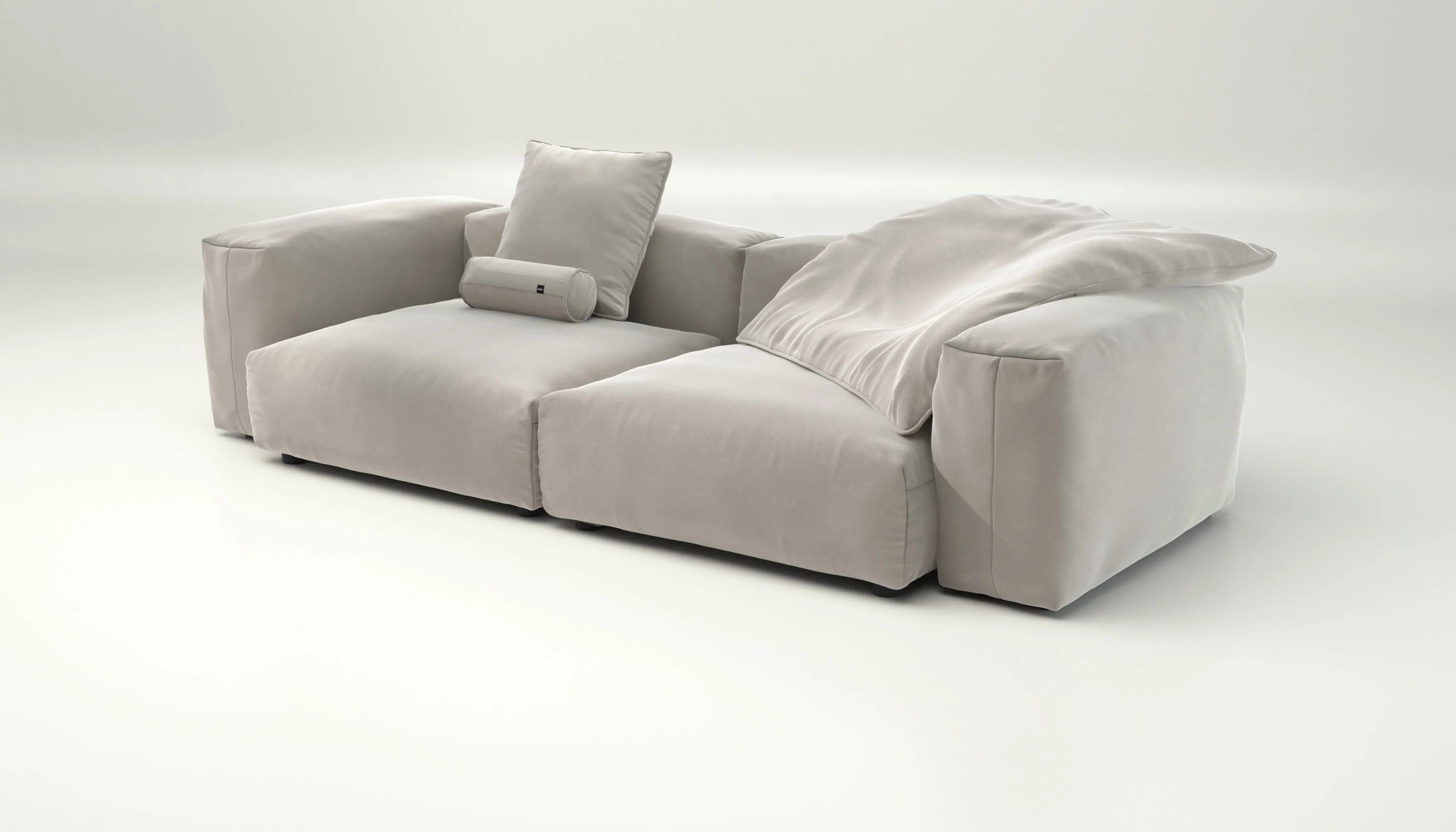 vetsak | Sofa Set 02 Large - Suave - Clay | Modulares Sofa | 3.5 Sitzer | Big Sofa - Image 3