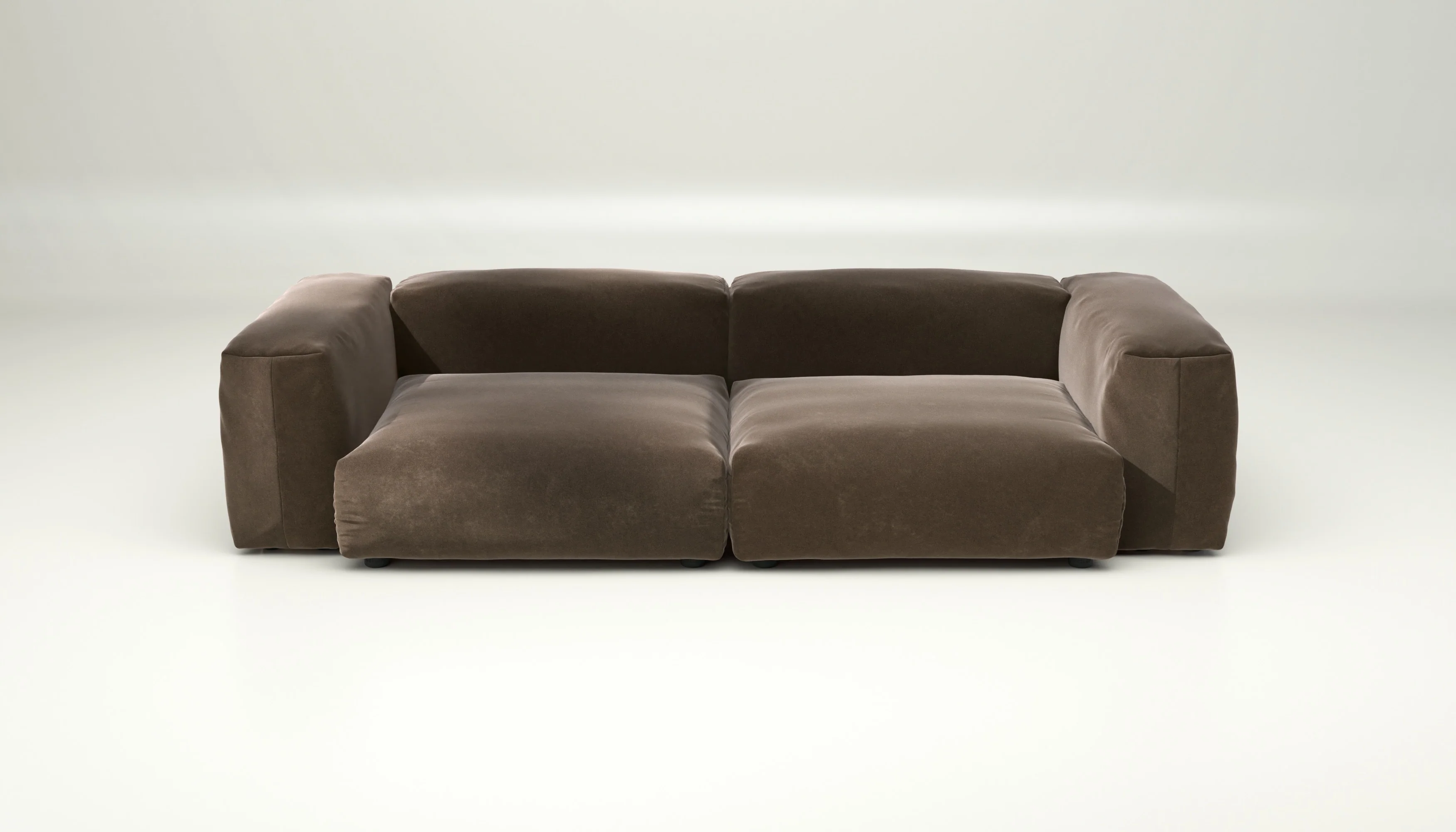 vetsak | Sofa Set 02 Large - Suave - Espresso | Modulares Sofa | 3.5 Sitzer | Big Sofa - Image 2