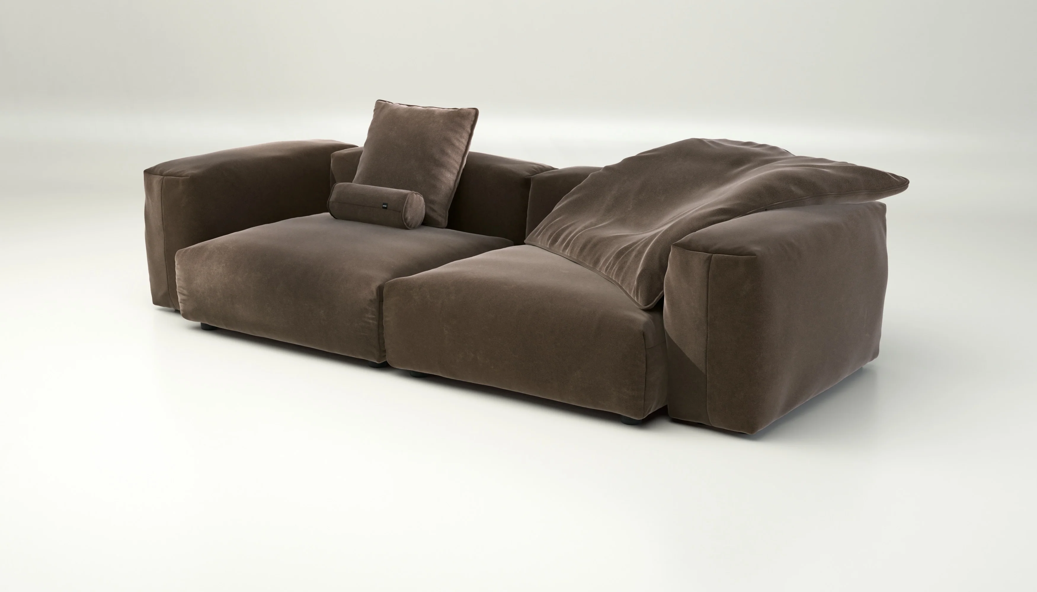 vetsak | Sofa Set 02 Large - Suave - Espresso | Modulares Sofa | 3.5 Sitzer | Big Sofa - Image 3