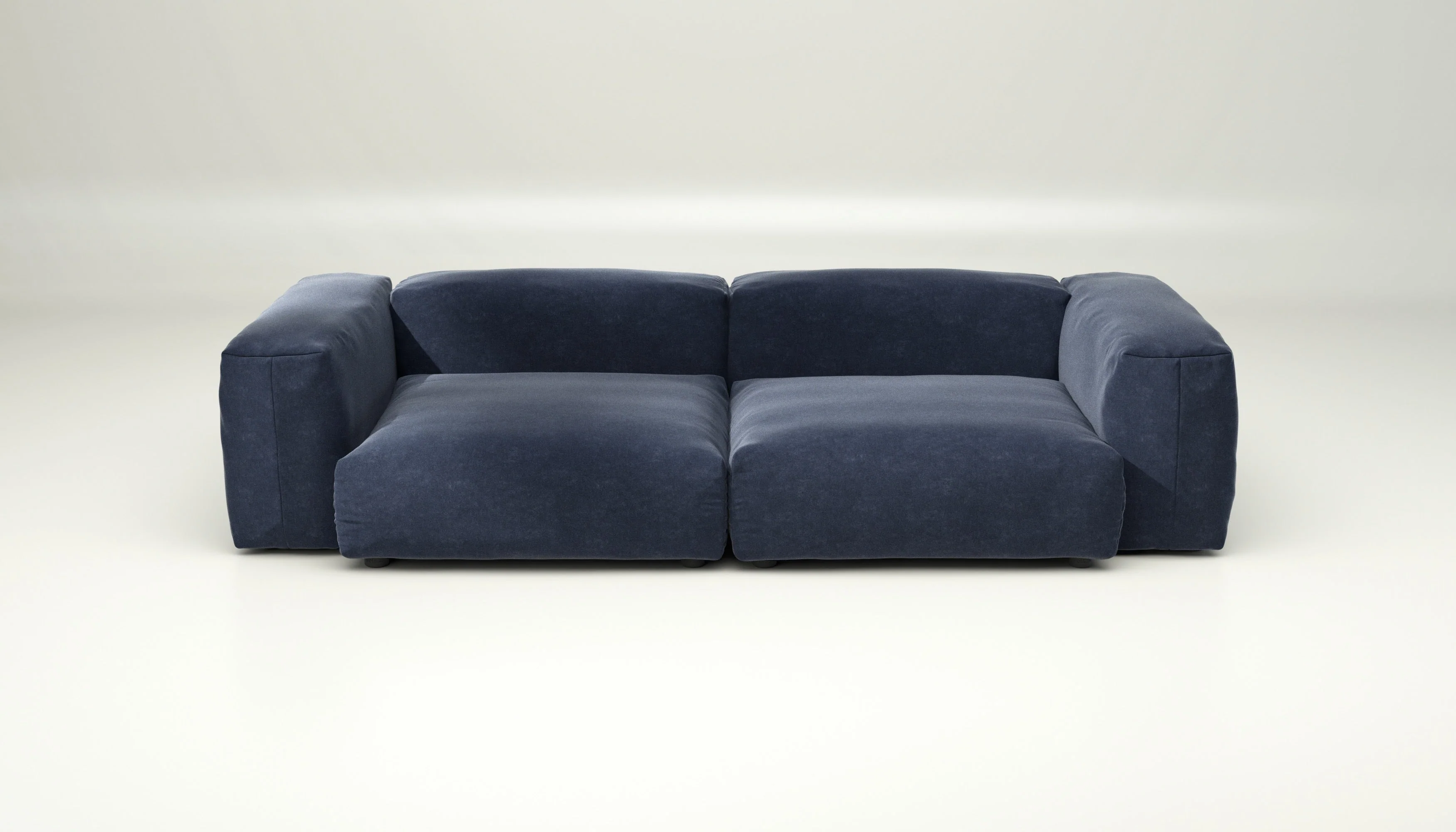 vetsak | Sofa Set 02 Large - Suave - Navy | Modulares Sofa | 3.5 Sitzer | Big Sofa - Image 2