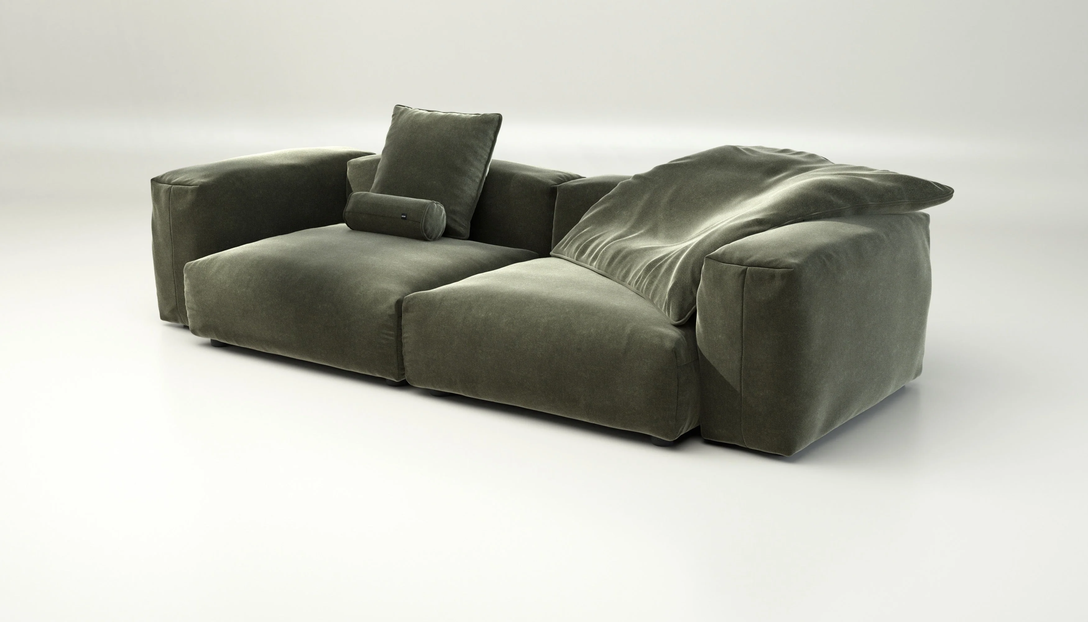 vetsak | Sofa Set 02 Large - Suave - Pine | Modulares Sofa | 3.5 Sitzer | Big Sofa - Image 3