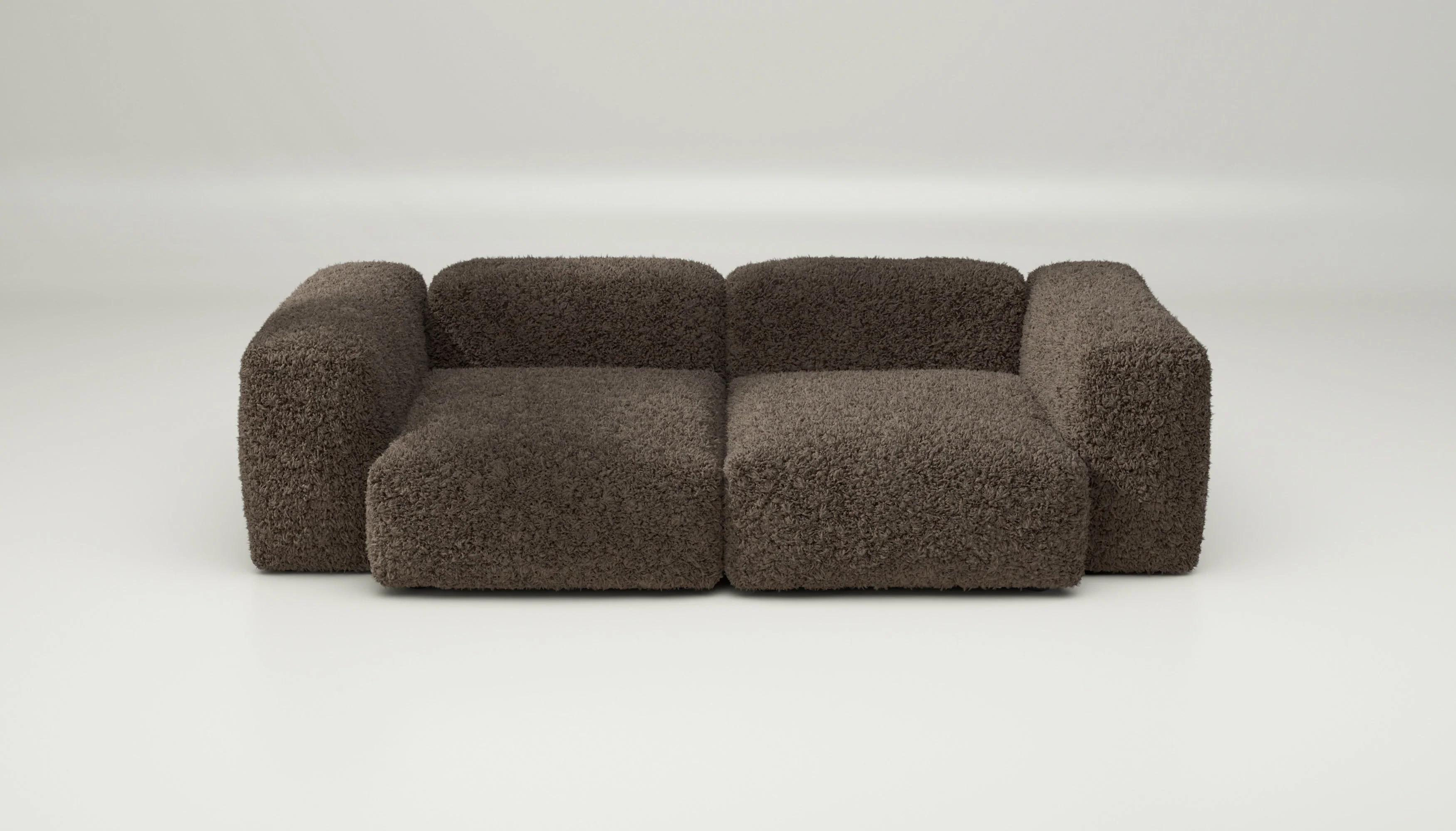 vetsak | Sofa Set 02 Medium - Doodle - Cacao | Modulares Sofa | 2.5 Sitzer | Big Sofa - Image 2