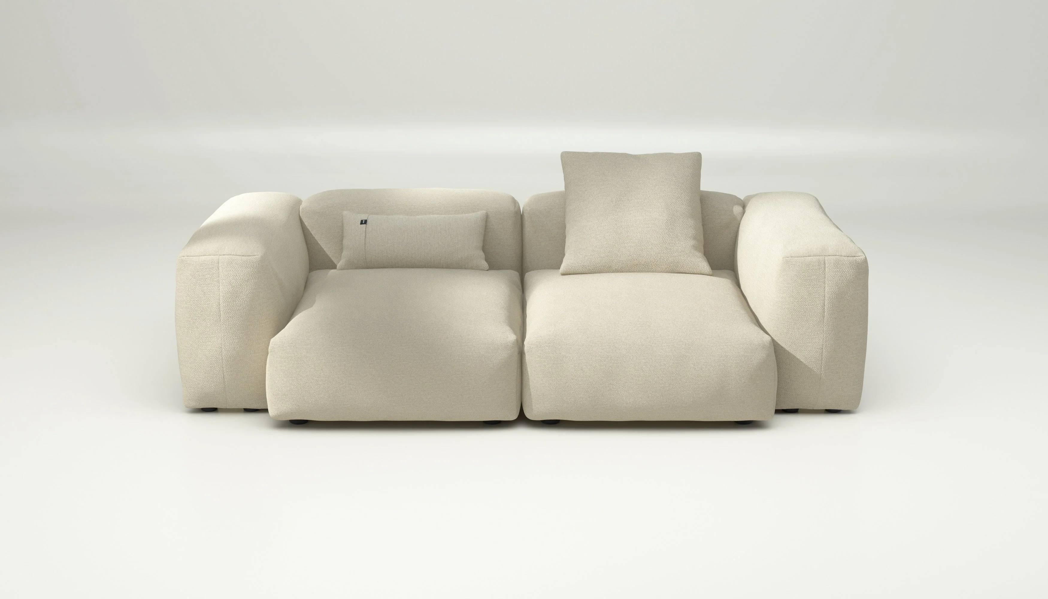 vetsak | Sofa Set 02 Medium - Loop Loop - Duna | Modulares Sofa | 2.5 Sitzer | Big Sofa