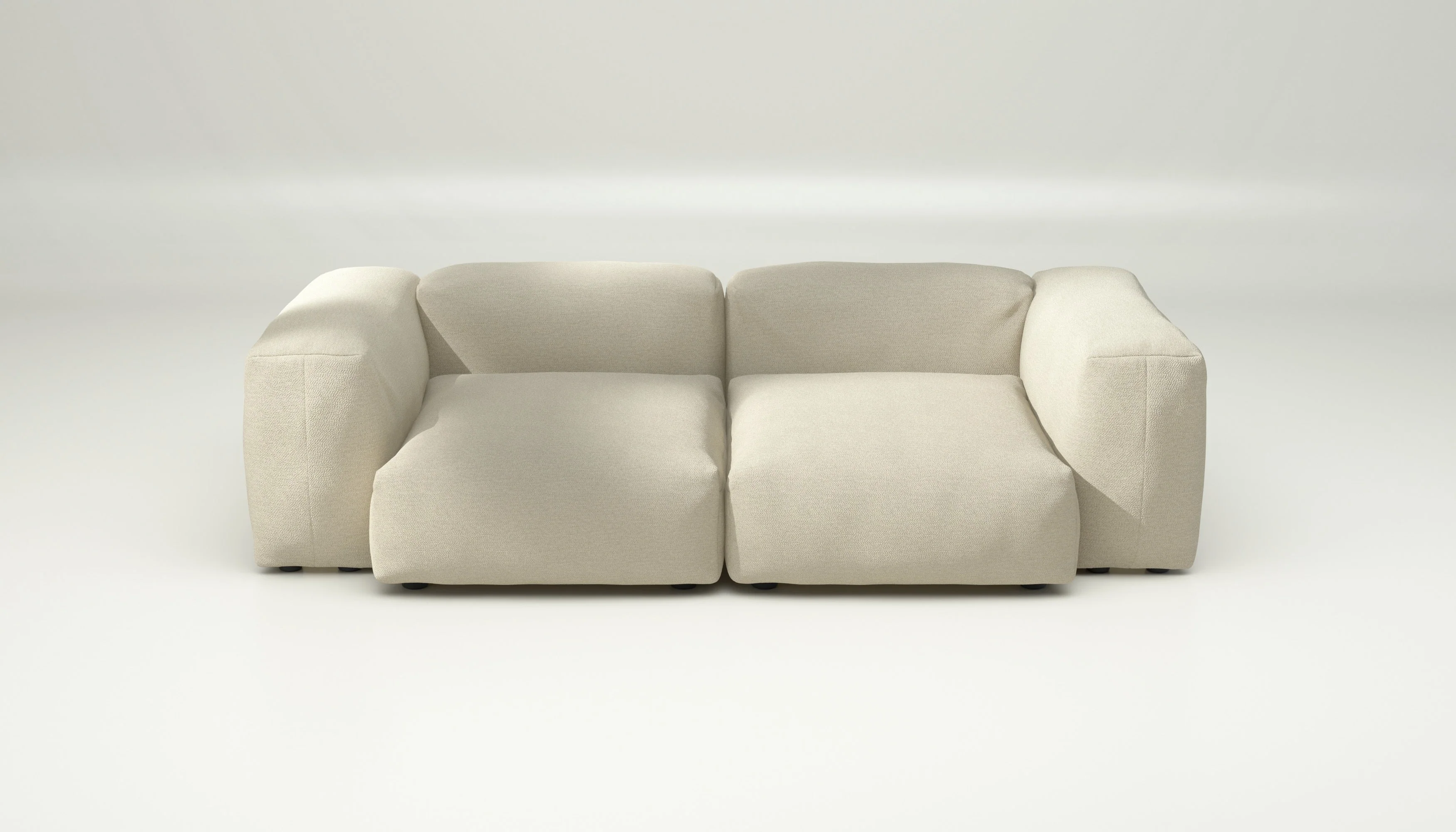 vetsak | Sofa Set 02 Medium - Loop Loop - Duna | Modulares Sofa | 2.5 Sitzer | Big Sofa - Image 2