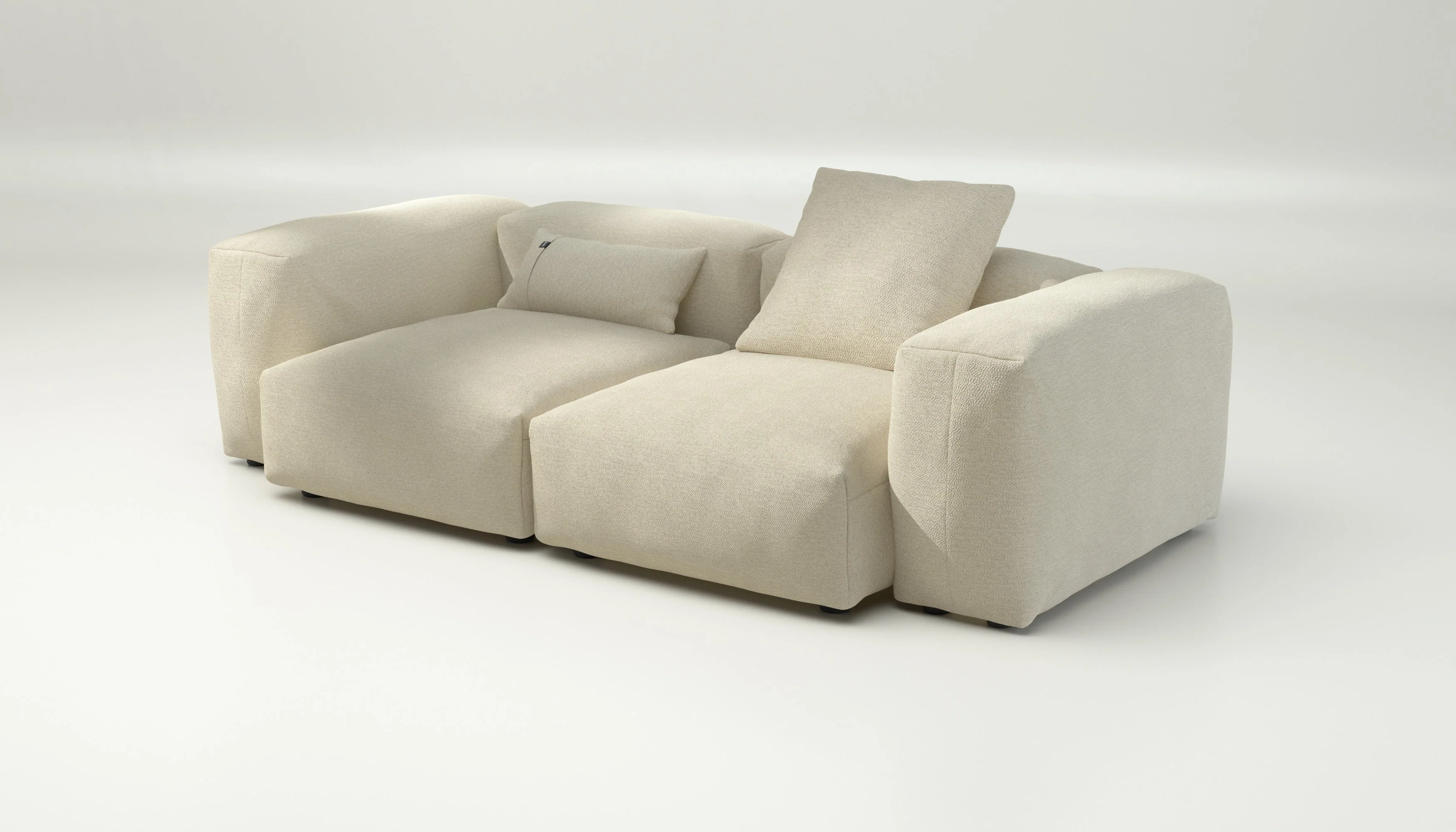 vetsak | Sofa Set 02 Medium - Loop Loop - Duna | Modulares Sofa | 2.5 Sitzer | Big Sofa - Image 3