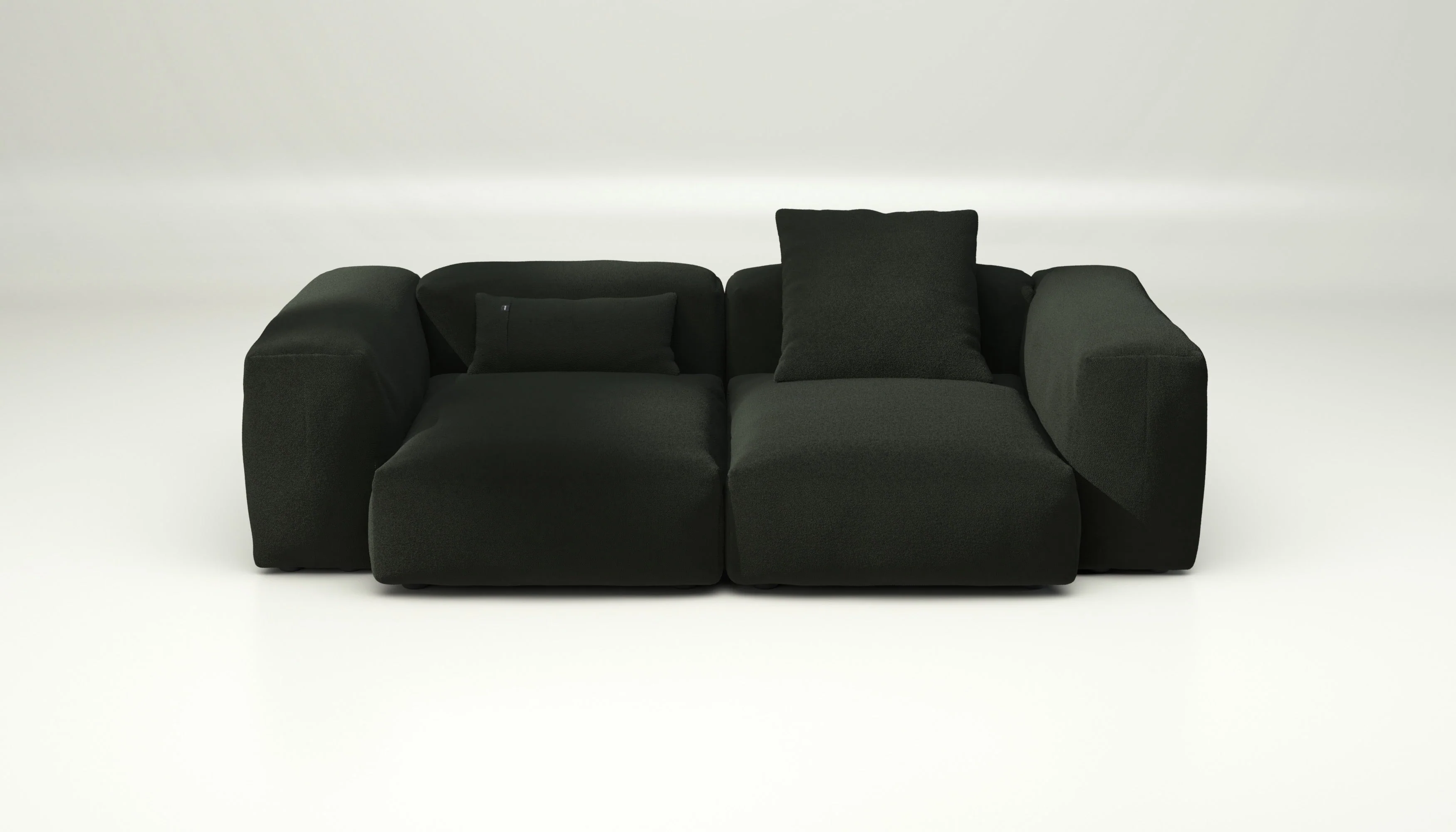 vetsak | Sofa Set 02 Medium - Loop Loop - Mousse | Modulares Sofa | 2.5 Sitzer | Big Sofa