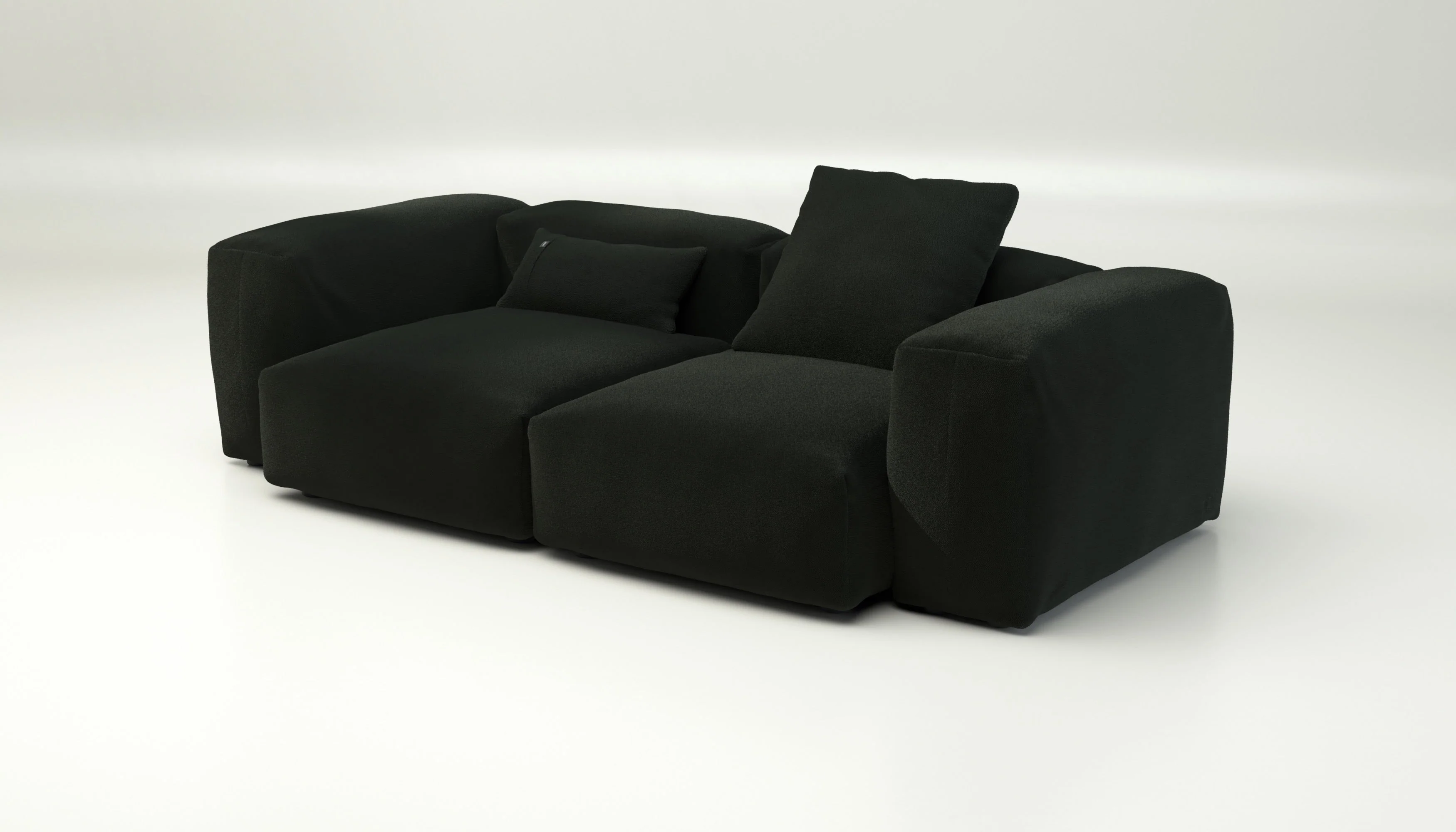 vetsak | Sofa Set 02 Medium - Loop Loop - Mousse | Modulares Sofa | 2.5 Sitzer | Big Sofa - Image 3