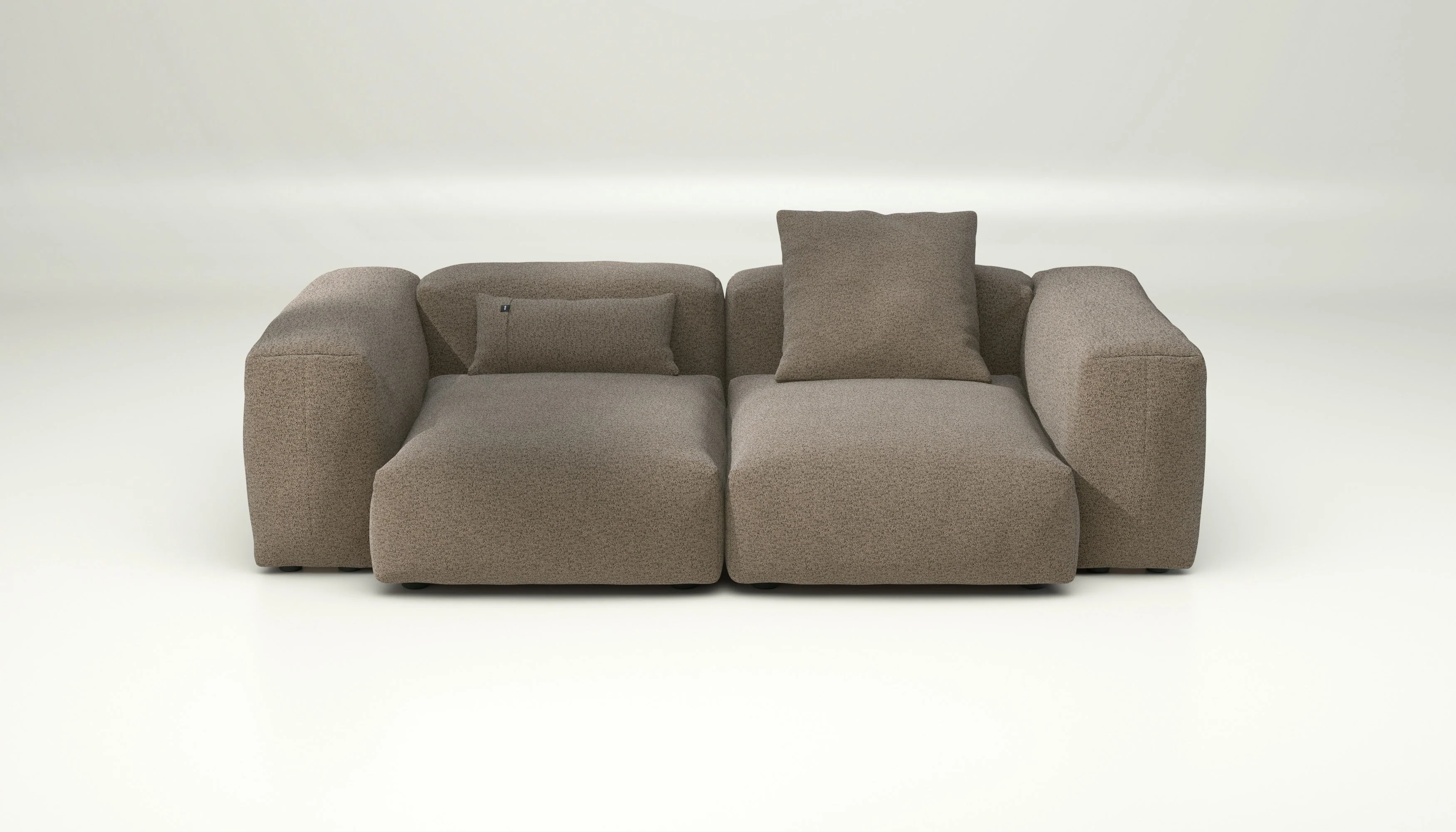 vetsak | Sofa Set 02 Medium - Loop Loop - Taupe | Modulares Sofa | 2.5 Sitzer | Big Sofa