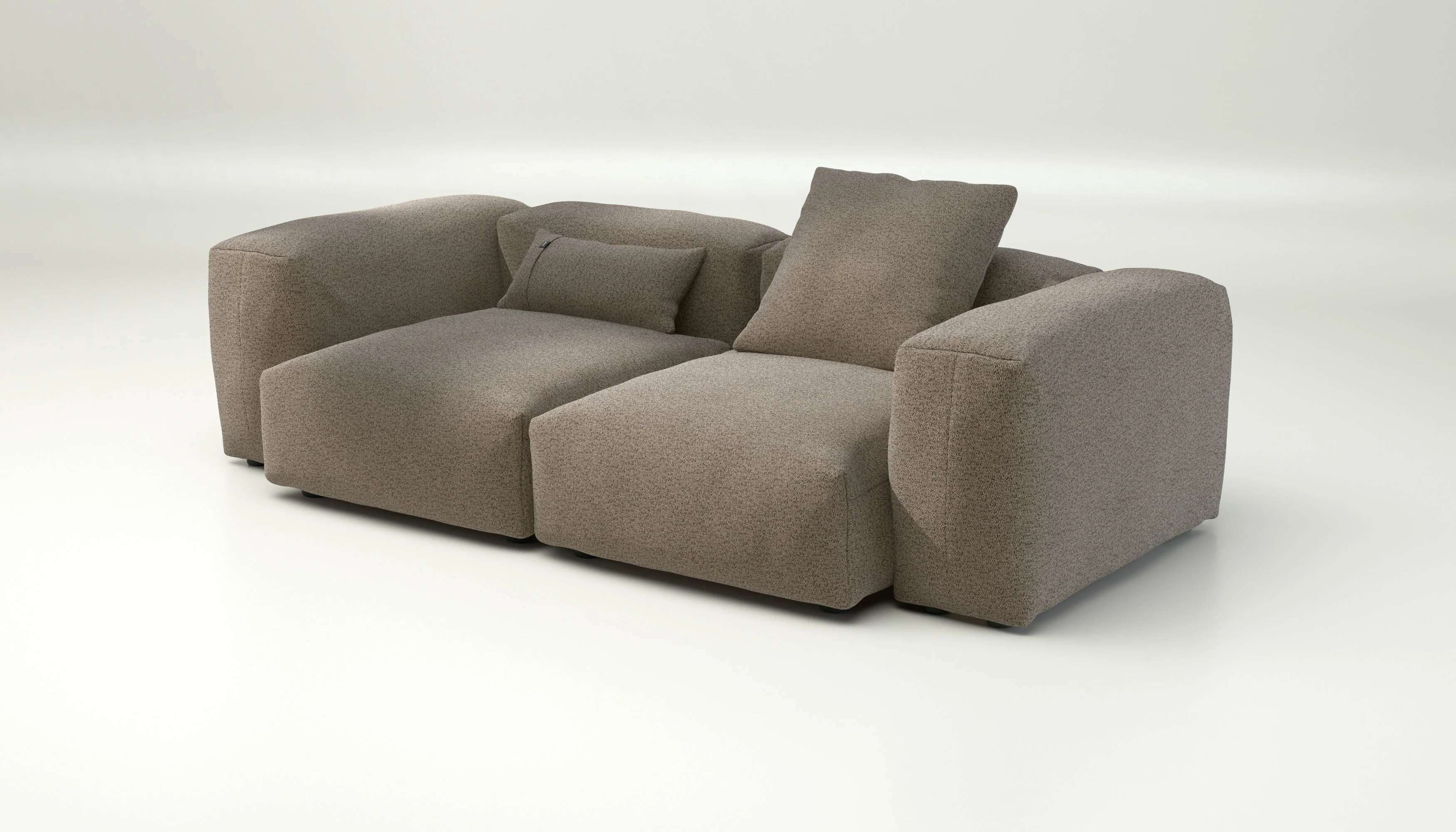 vetsak | Sofa Set 02 Medium - Loop Loop - Taupe | Modulares Sofa | 2.5 Sitzer | Big Sofa - Image 3