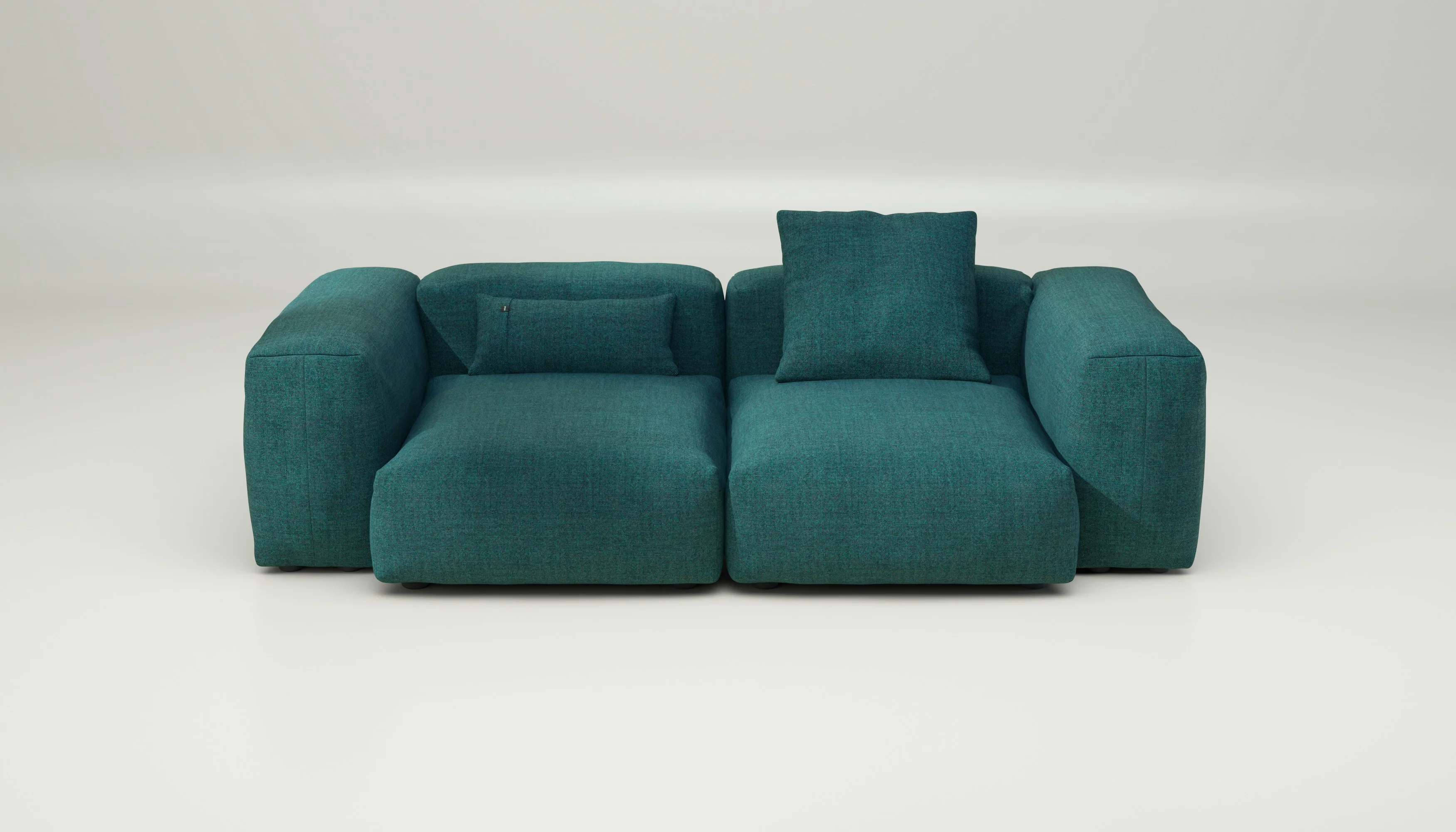 vetsak | Sofa Set 02 Medium - Pique - Cedar | Modular Sofa | 2.5 Seater | Big Sofa