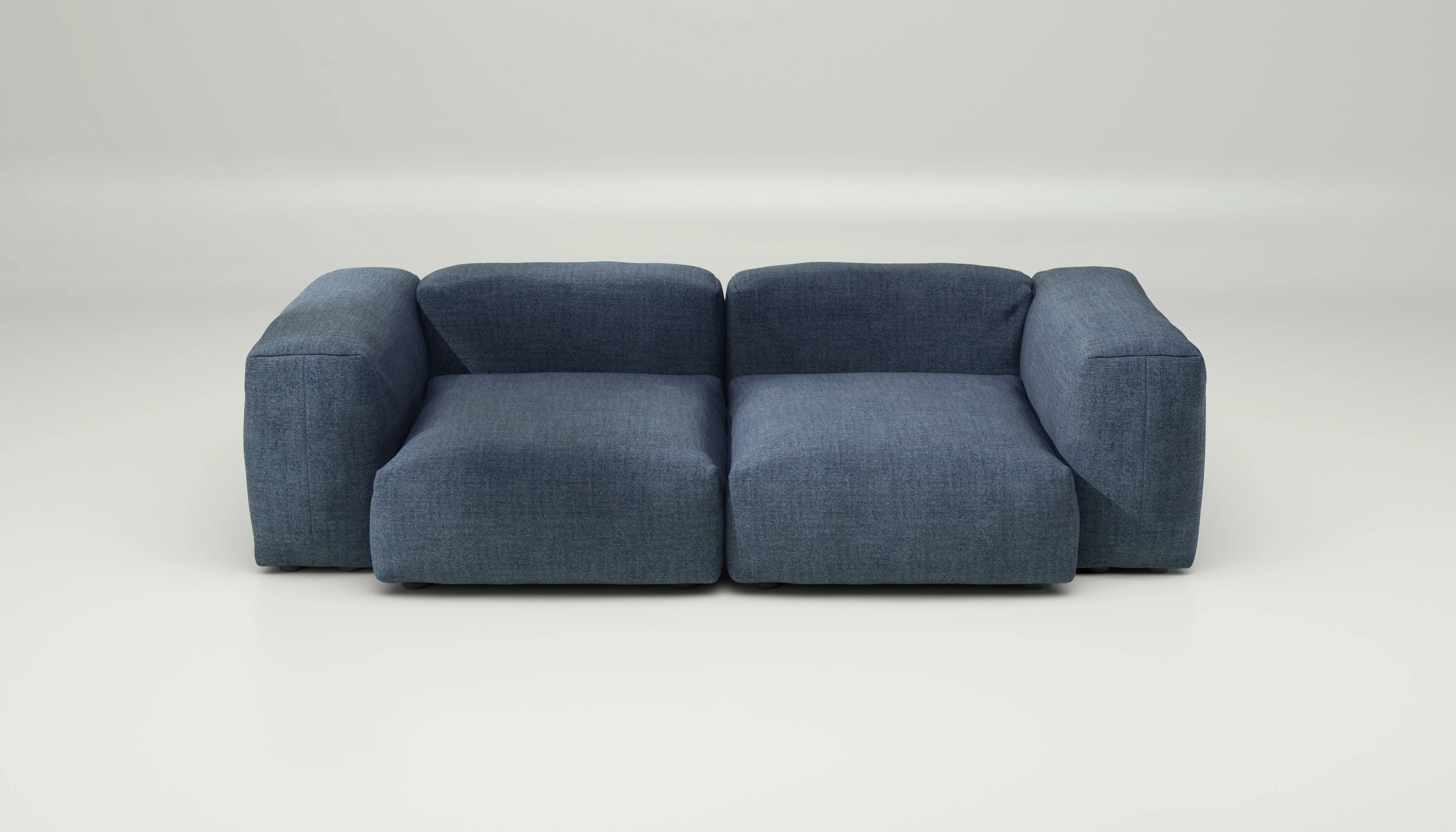 vetsak | Sofa Set 02 Medium - Pique - Dark Blue | Modular Sofa | 2.5 Seater | Big Sofa - Image 2