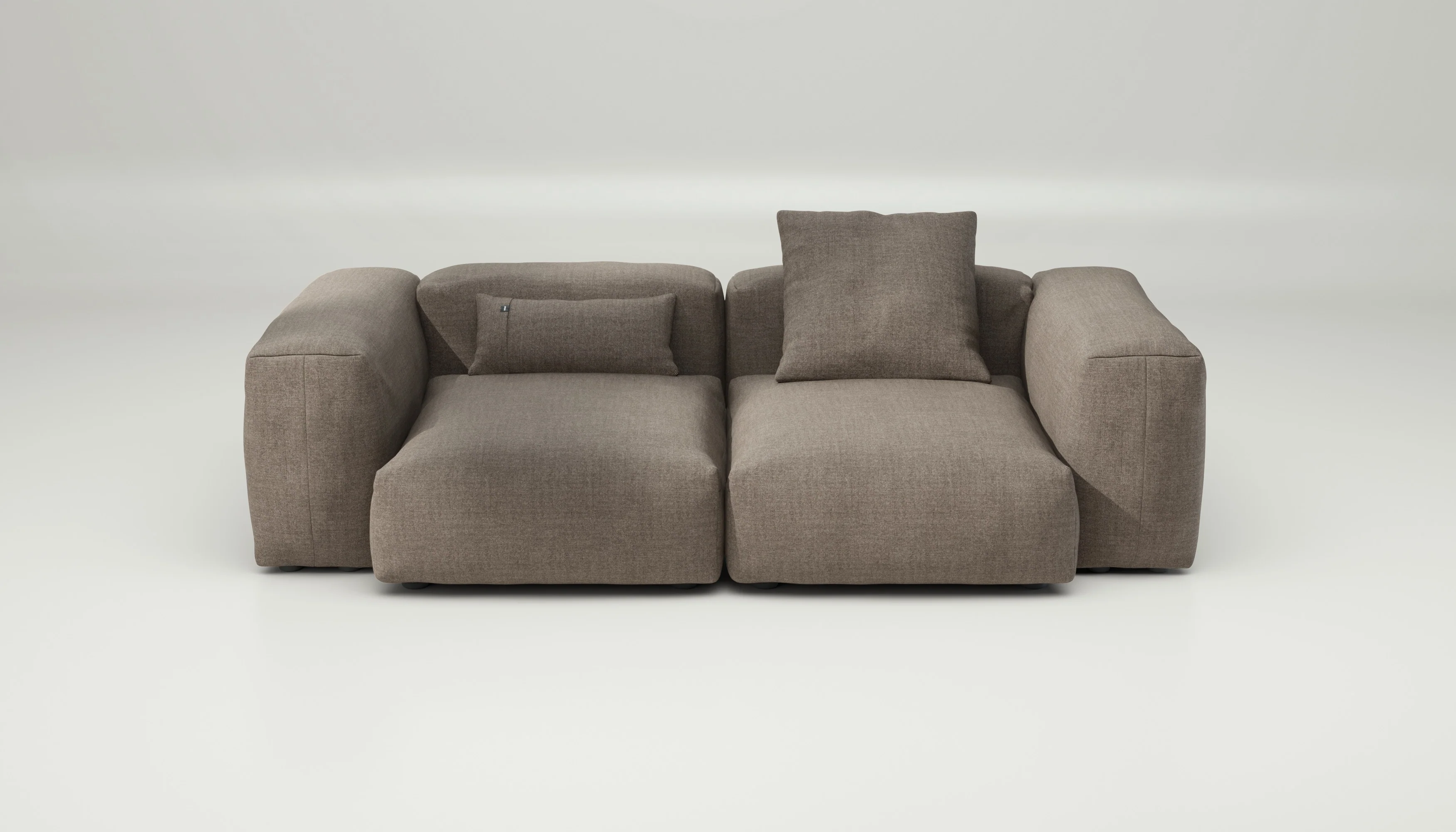 vetsak | Sofa Set 02 Medium - Pique - Stone | Modular Sofa | 2.5 Seater | Big Sofa