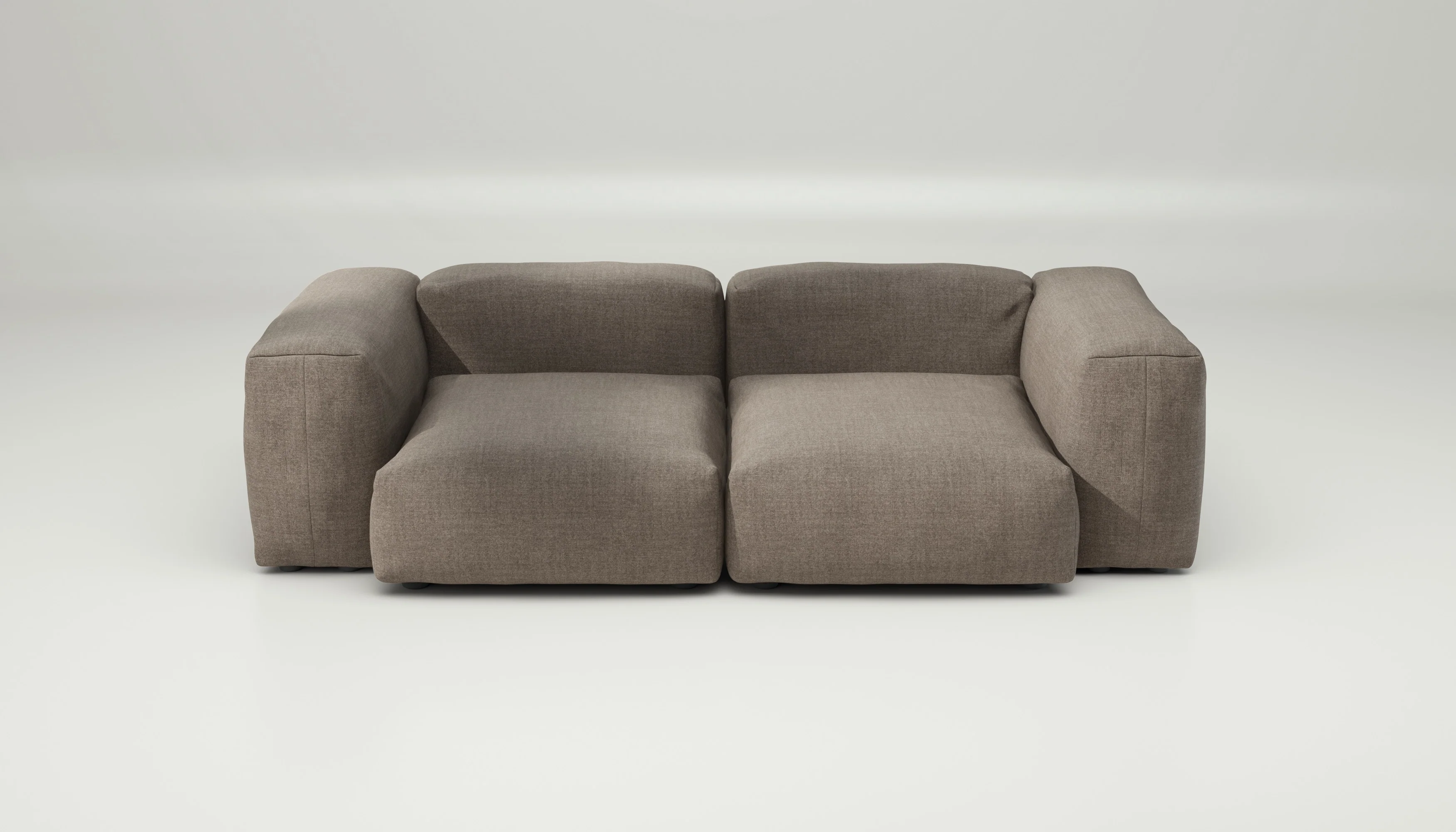 vetsak | Sofa Set 02 Medium - Pique - Stone | Modular Sofa | 2.5 Seater | Big Sofa - Image 2