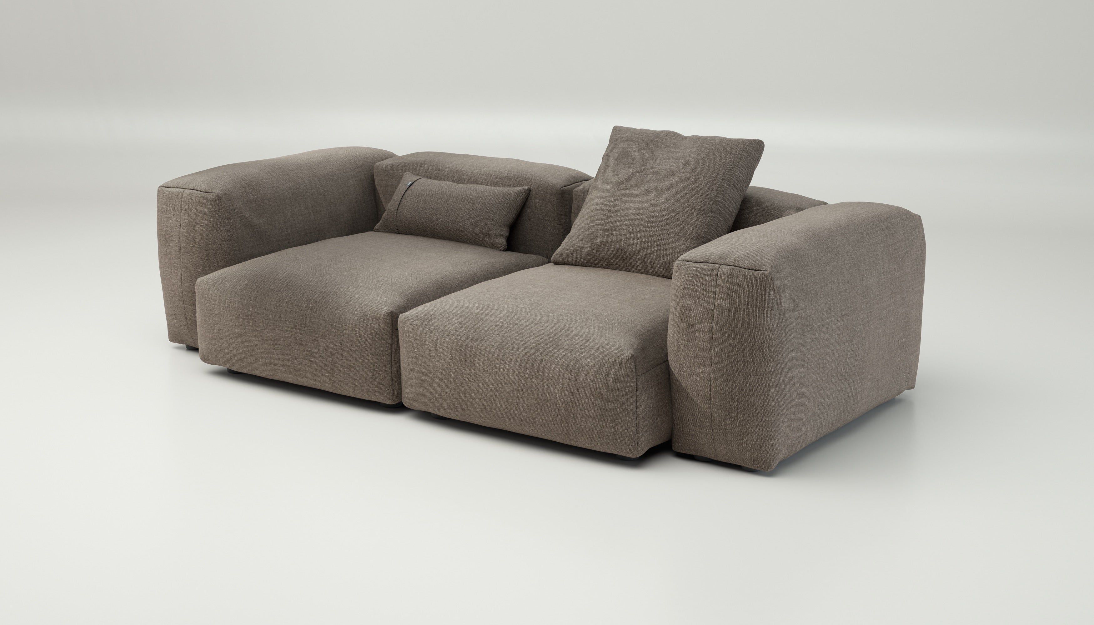vetsak | Sofa Set 02 Medium - Pique - Stone | Modular Sofa | 2.5 Seater | Big Sofa - Image 3