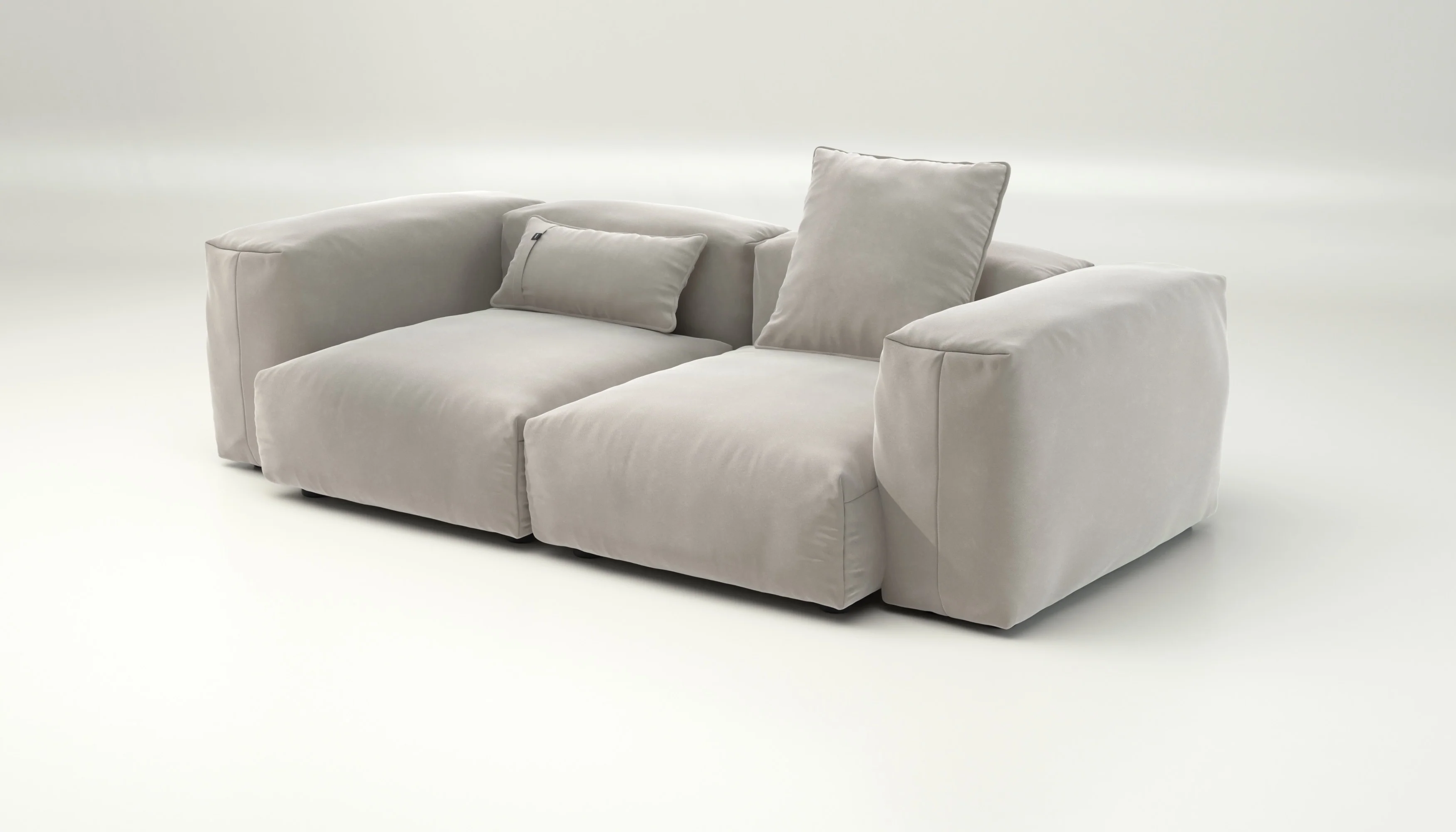 vetsak | Sofa Set 02 Medium - Suave - Clay | Modulares Sofa | 2.5 Sitzer | Big Sofa - Image 3