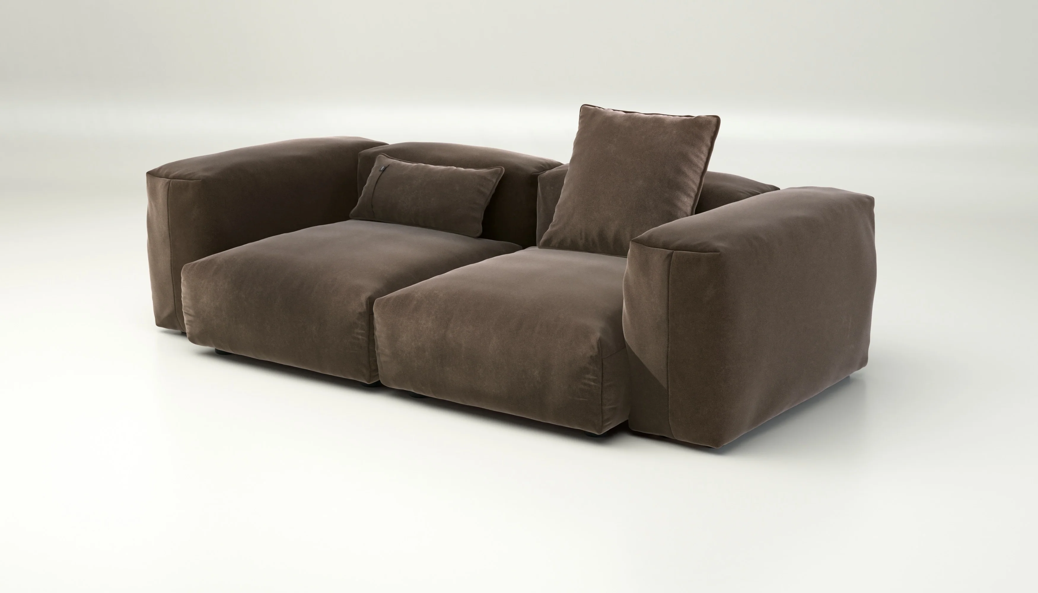 vetsak | Sofa Set 02 Medium - Suave - Espresso | Modulares Sofa | 2.5 Sitzer | Big Sofa - Image 3