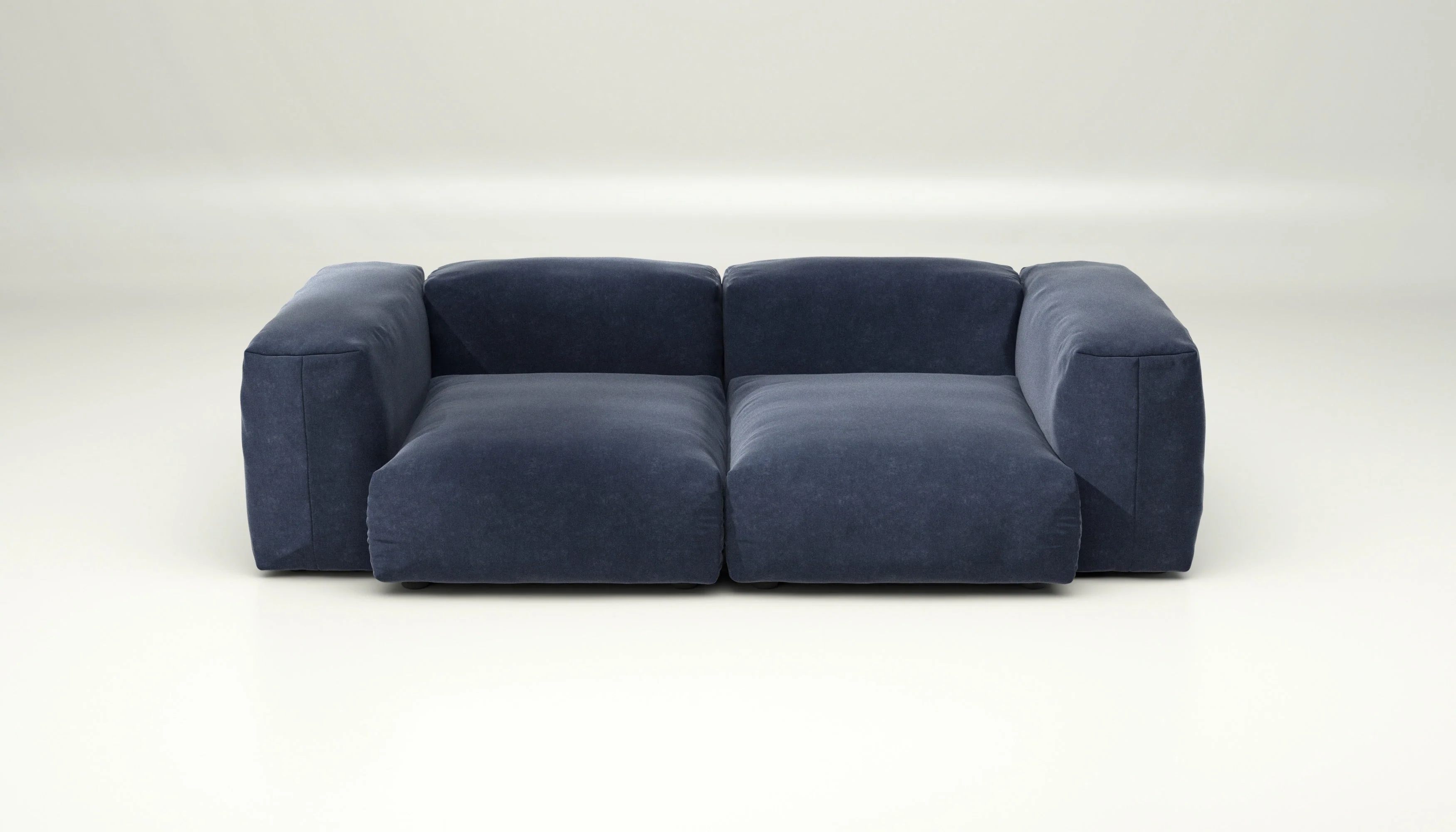 vetsak | Sofa Set 02 Medium - Suave - Navy | Modulares Sofa | 2.5 Sitzer | Big Sofa - Image 2