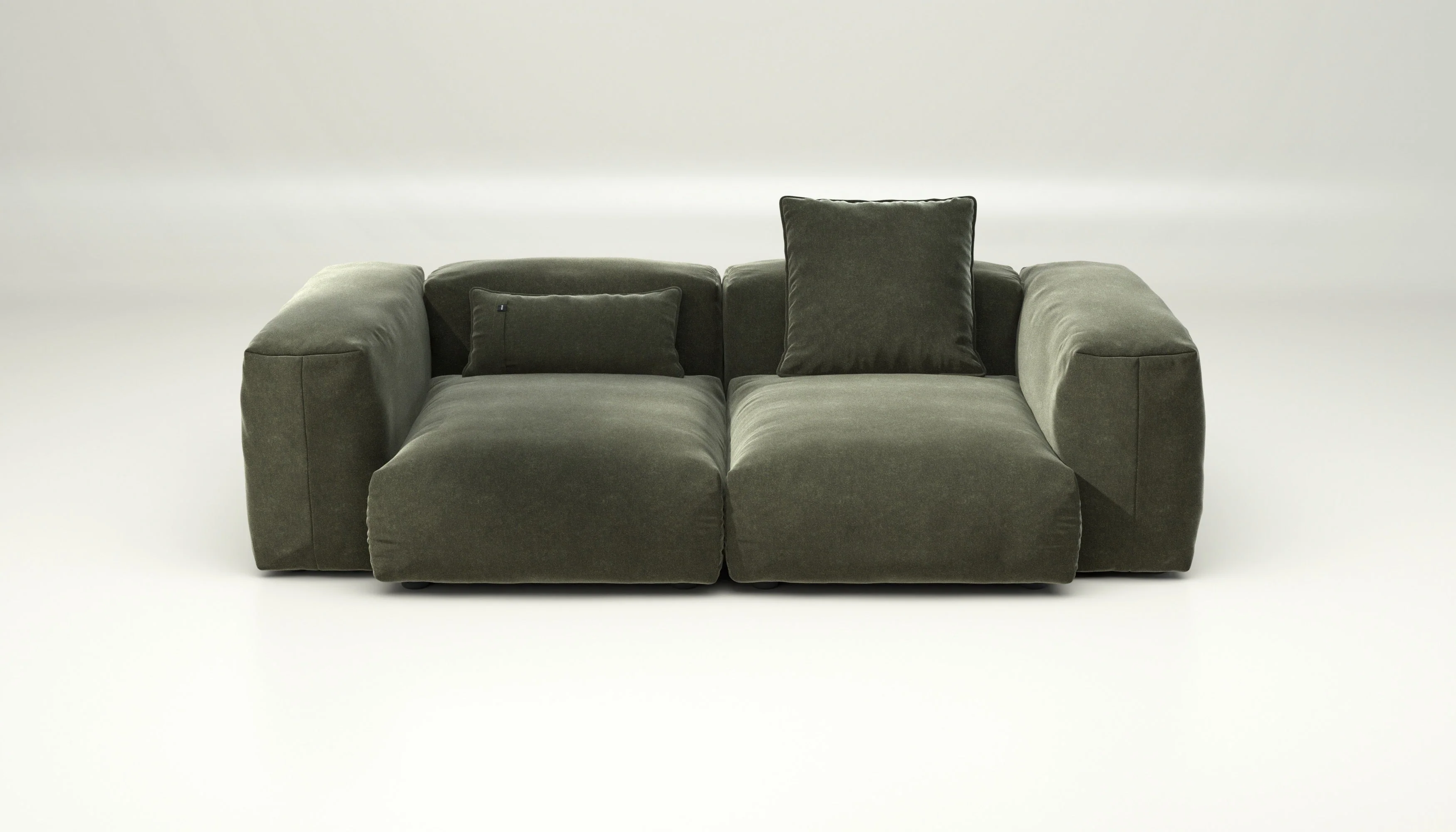 vetsak | Sofa Set 02 Medium - Suave - Pine | Modulares Sofa | 2.5 Sitzer | Big Sofa