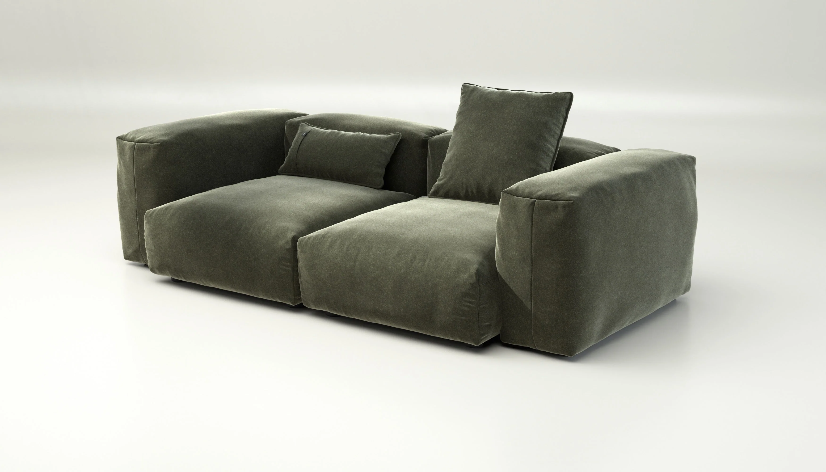 vetsak | Sofa Set 02 Medium - Suave - Pine | Modulares Sofa | 2.5 Sitzer | Big Sofa - Image 3