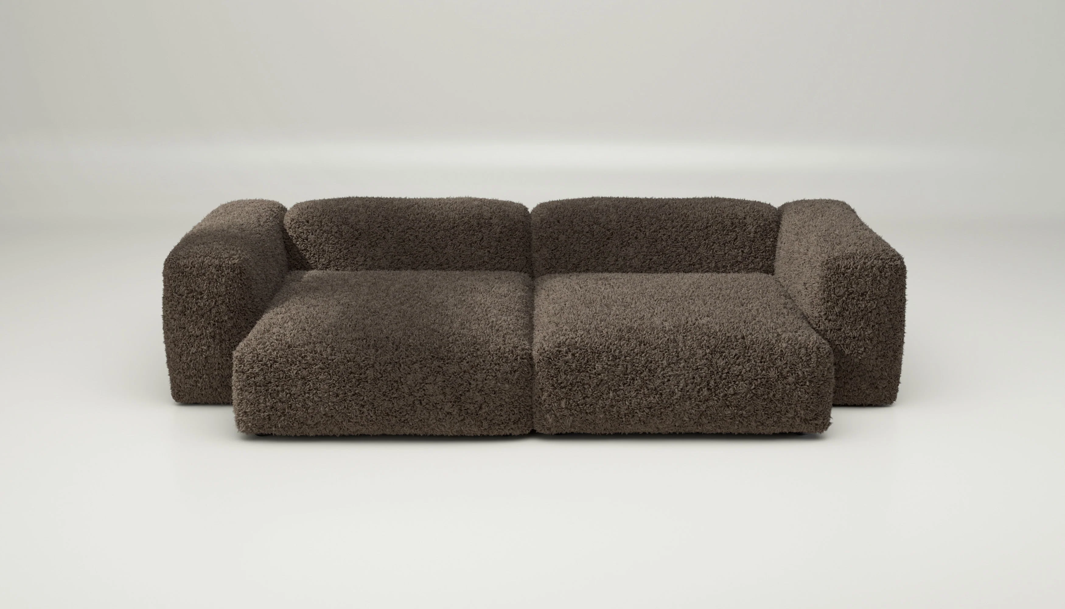 vetsak | Sofa Set 02 XLarge - Doodle - Cacao | Modulares Sofa | 3.5 Sitzer | Big Sofa - Image 2