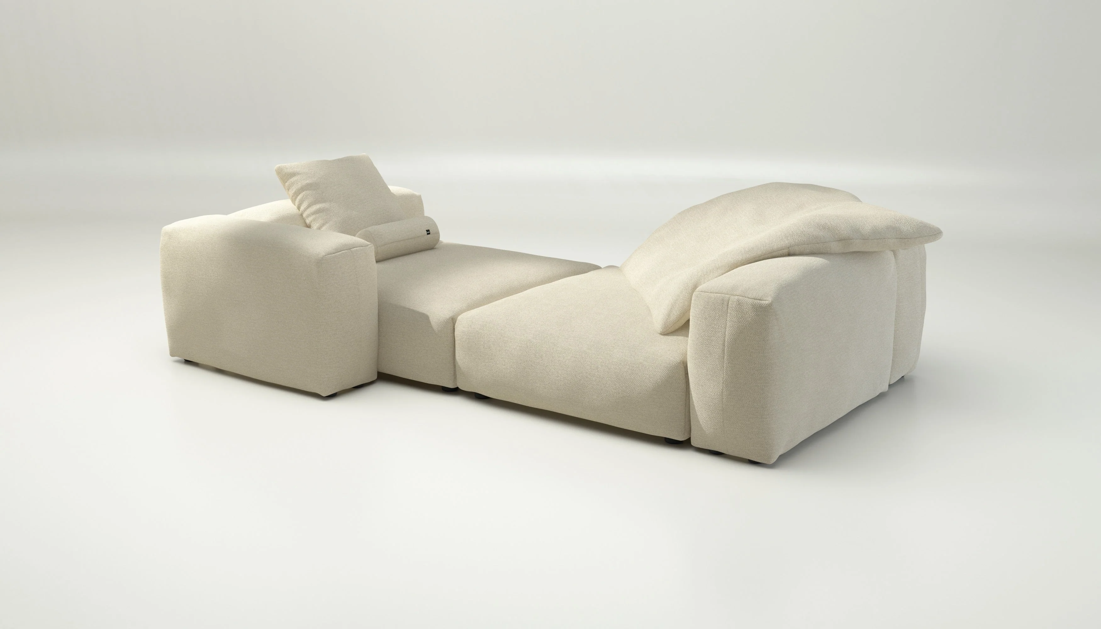 vetsak | Sofa Set 02 XLarge - Loop Loop - Duna | Modulares Sofa | 3.5 Sitzer | Big Sofa - Image 4