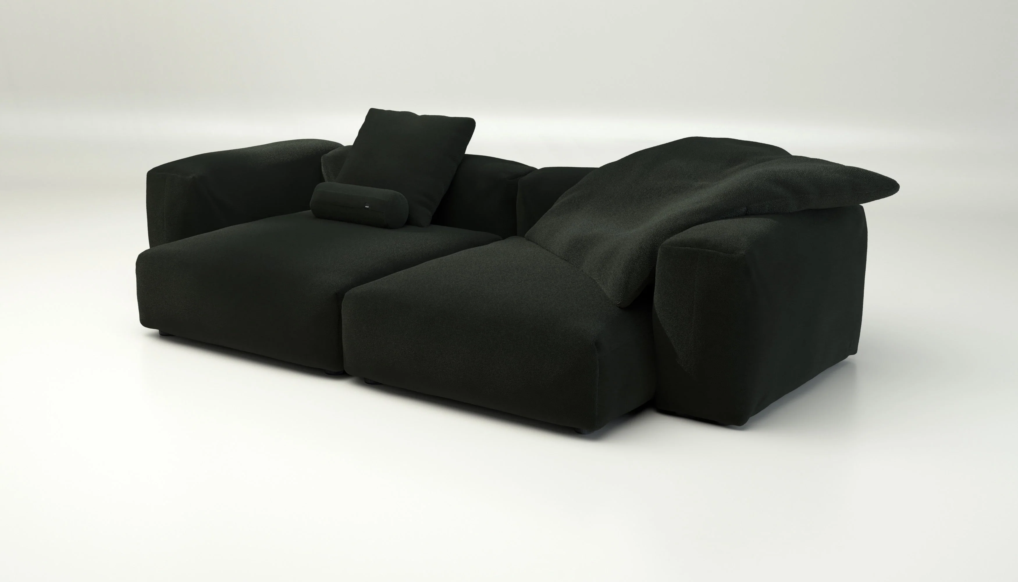 vetsak | Sofa Set 02 XLarge - Loop Loop - Mousse | Modulares Sofa | 3.5 Sitzer | Big Sofa - Image 3