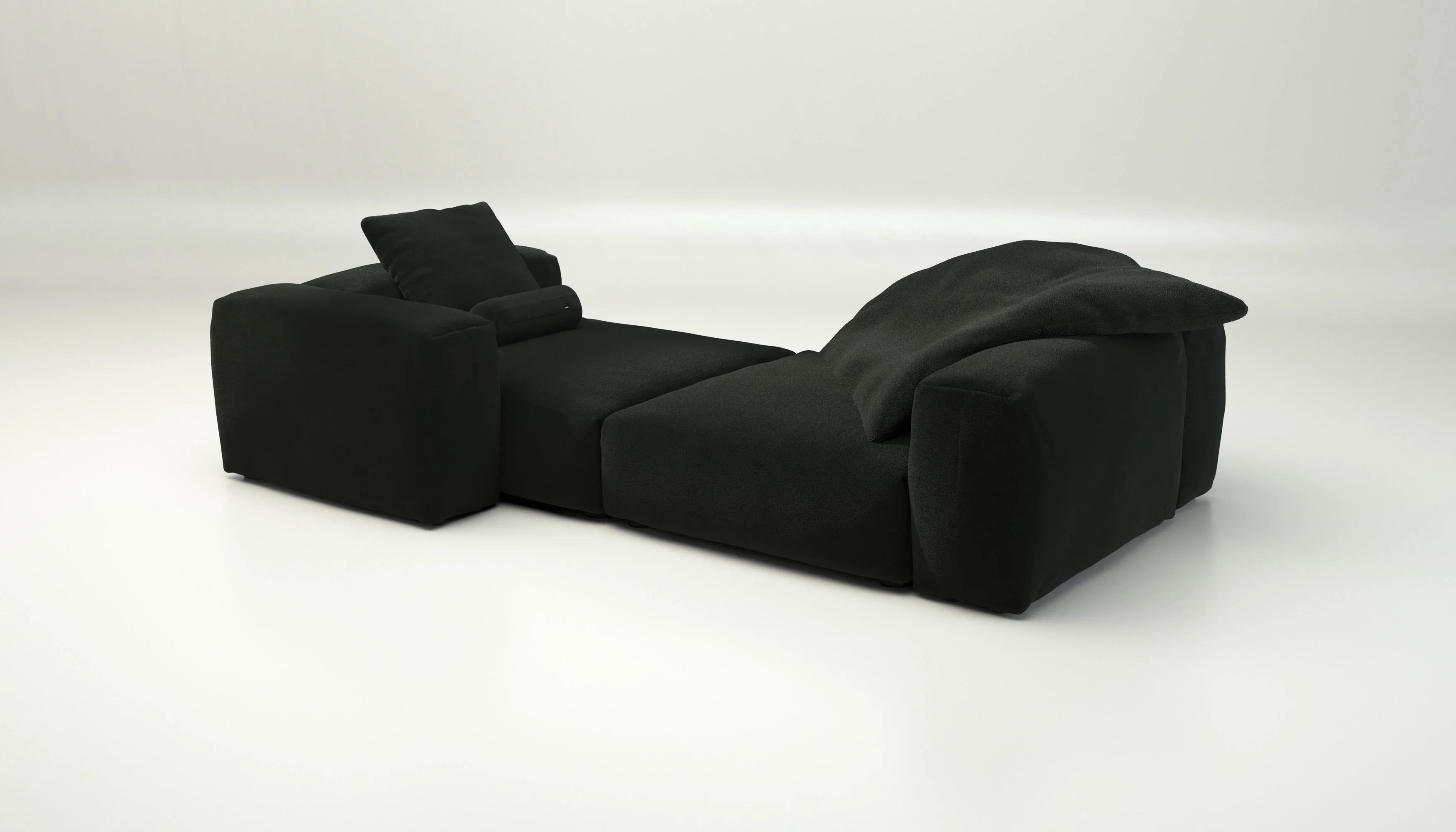 vetsak | Sofa Set 02 XLarge - Loop Loop - Mousse | Modulares Sofa | 3.5 Sitzer | Big Sofa - Image 4
