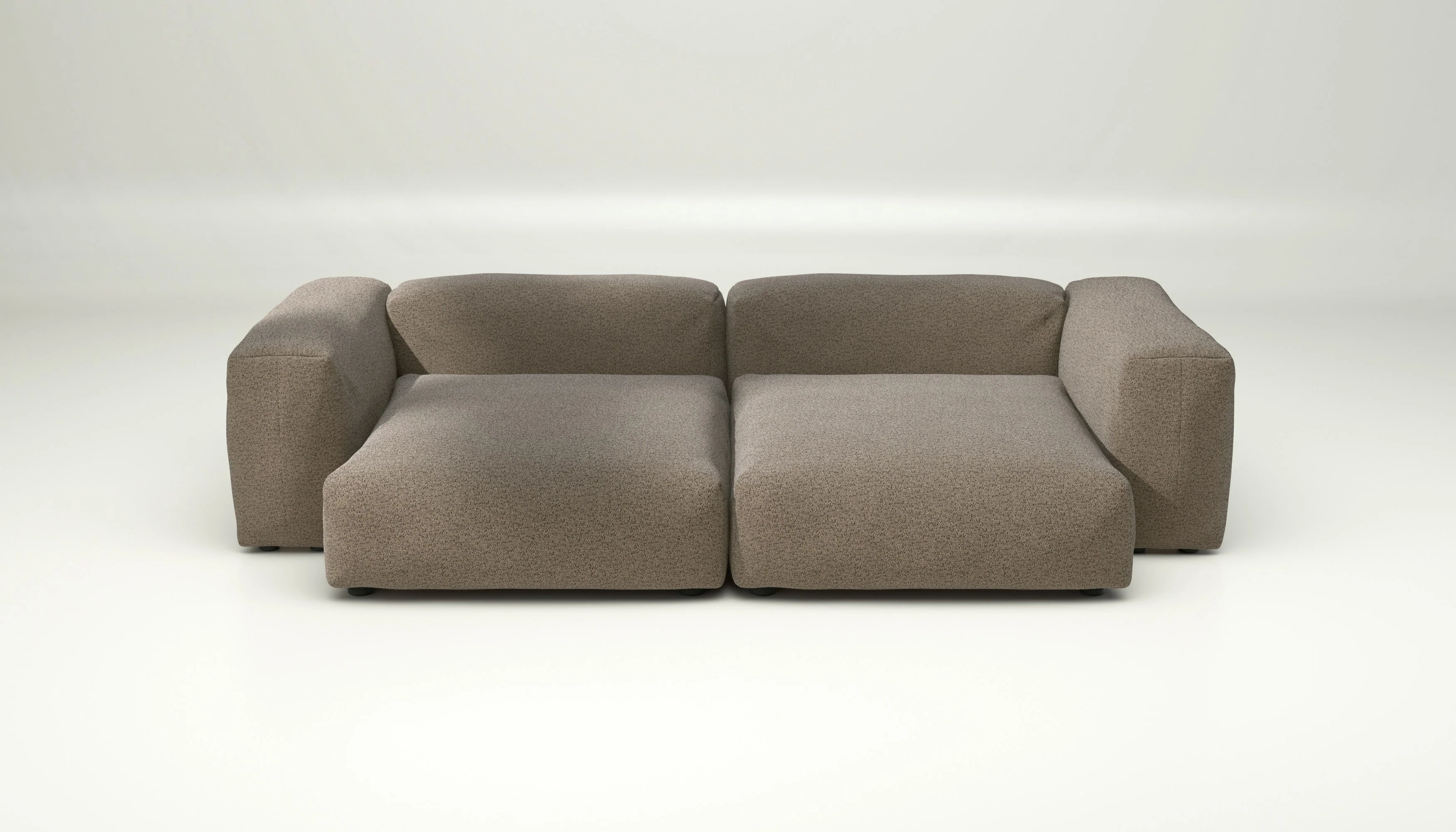 vetsak | Sofa Set 02 XLarge - Loop Loop - Taupe | Modulares Sofa | 3.5 Sitzer | Big Sofa - Image 2